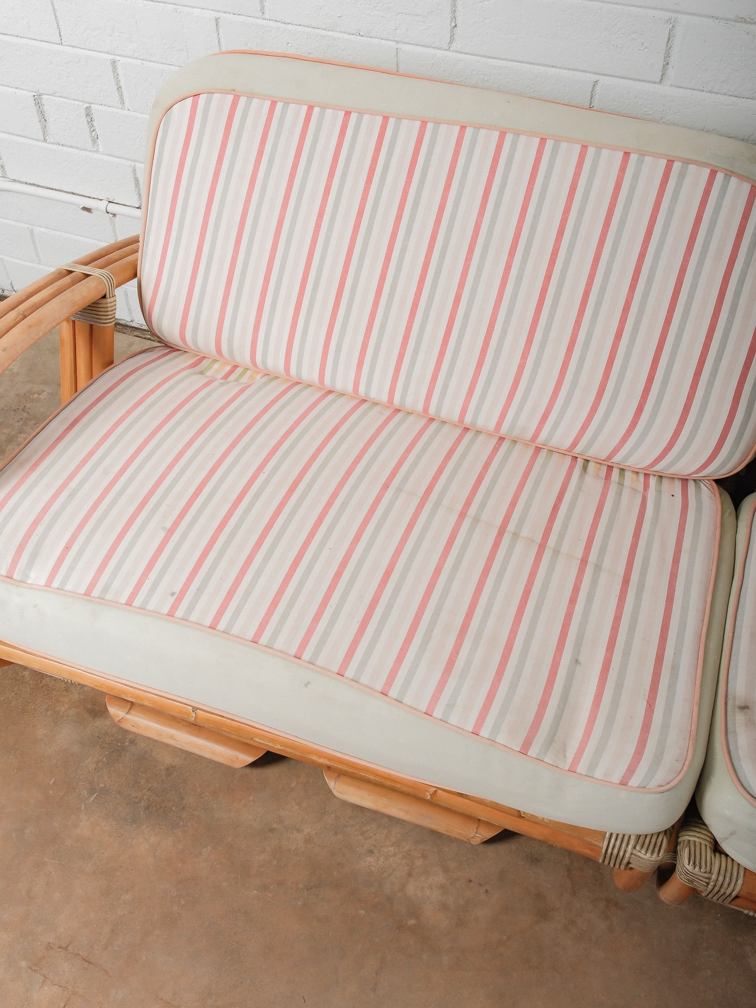 MCM Two-Piece Modular Rattan Sofa - 3