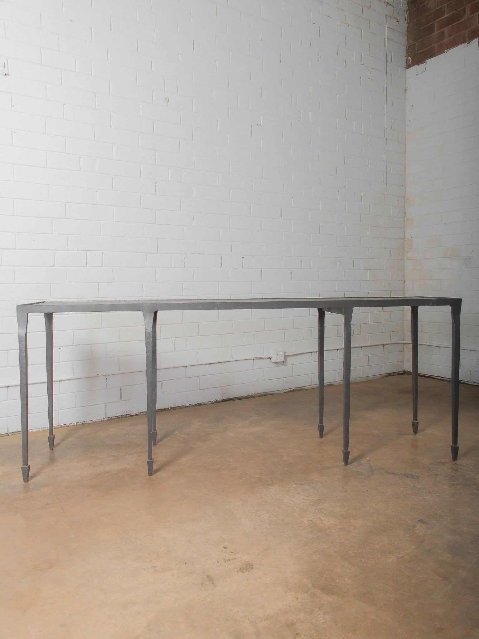 Forged Iron Console Table - 5