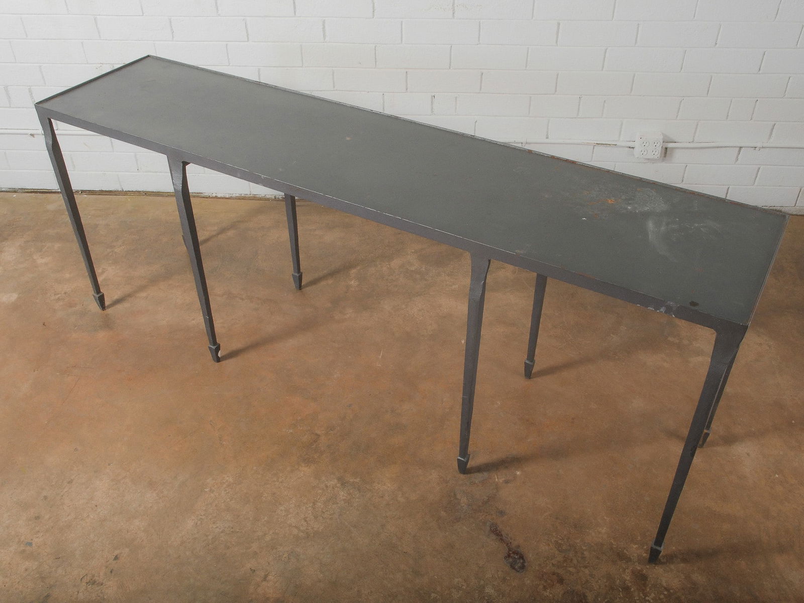 Forged Iron Console Table - 9