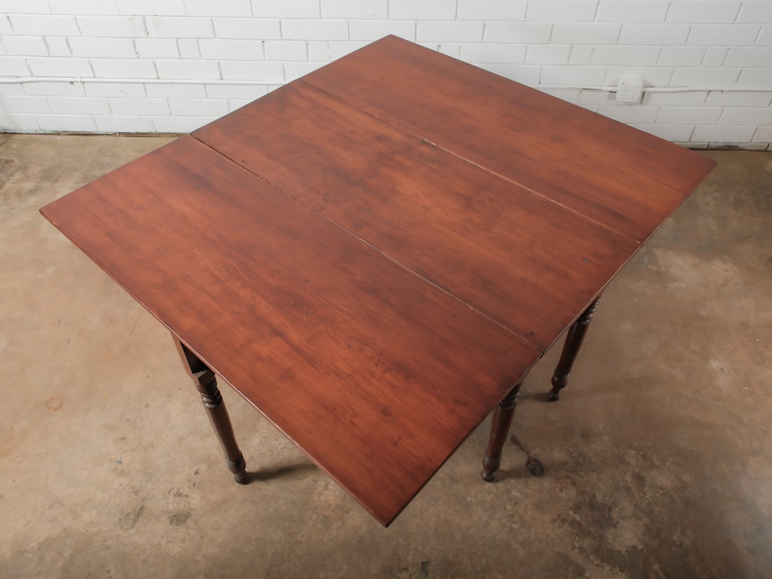 Antique Drop-Leaf Dining Table - 10