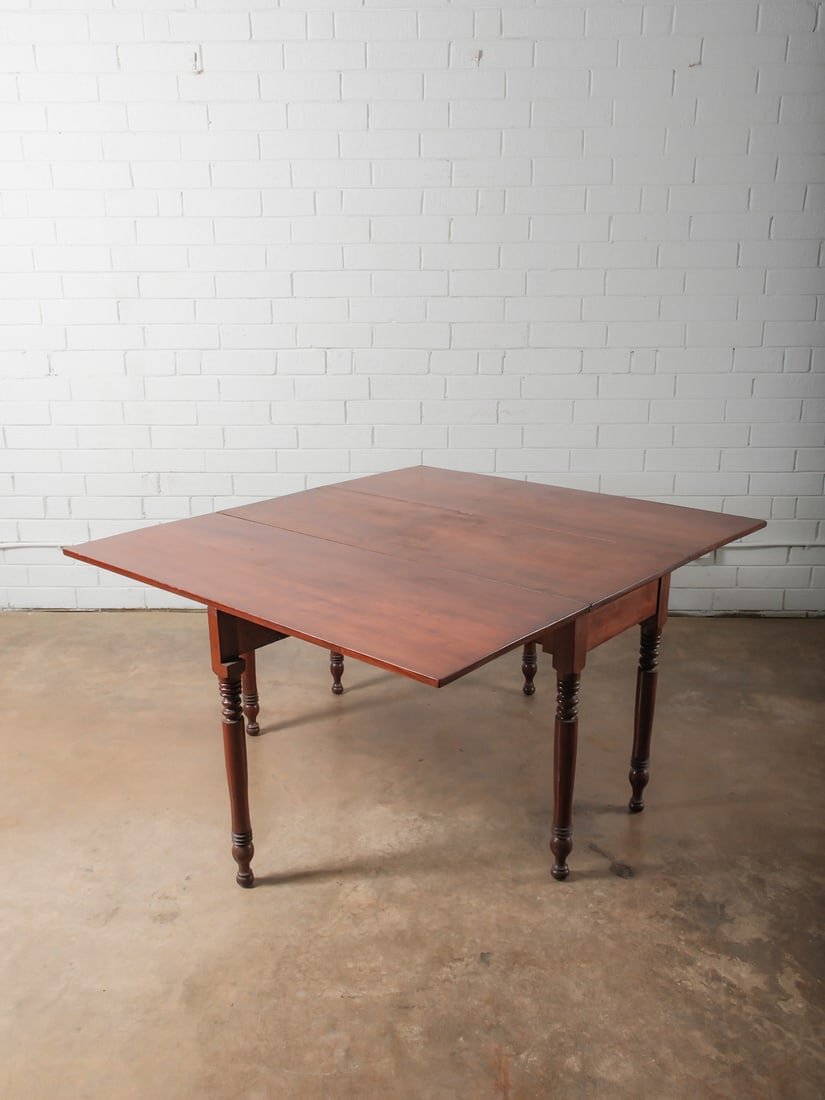 Antique Drop-Leaf Dining Table - 3