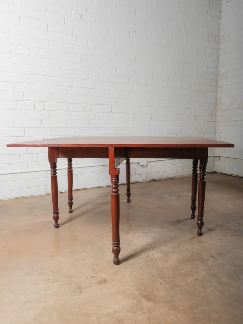 Antique Drop-Leaf Dining Table - 4