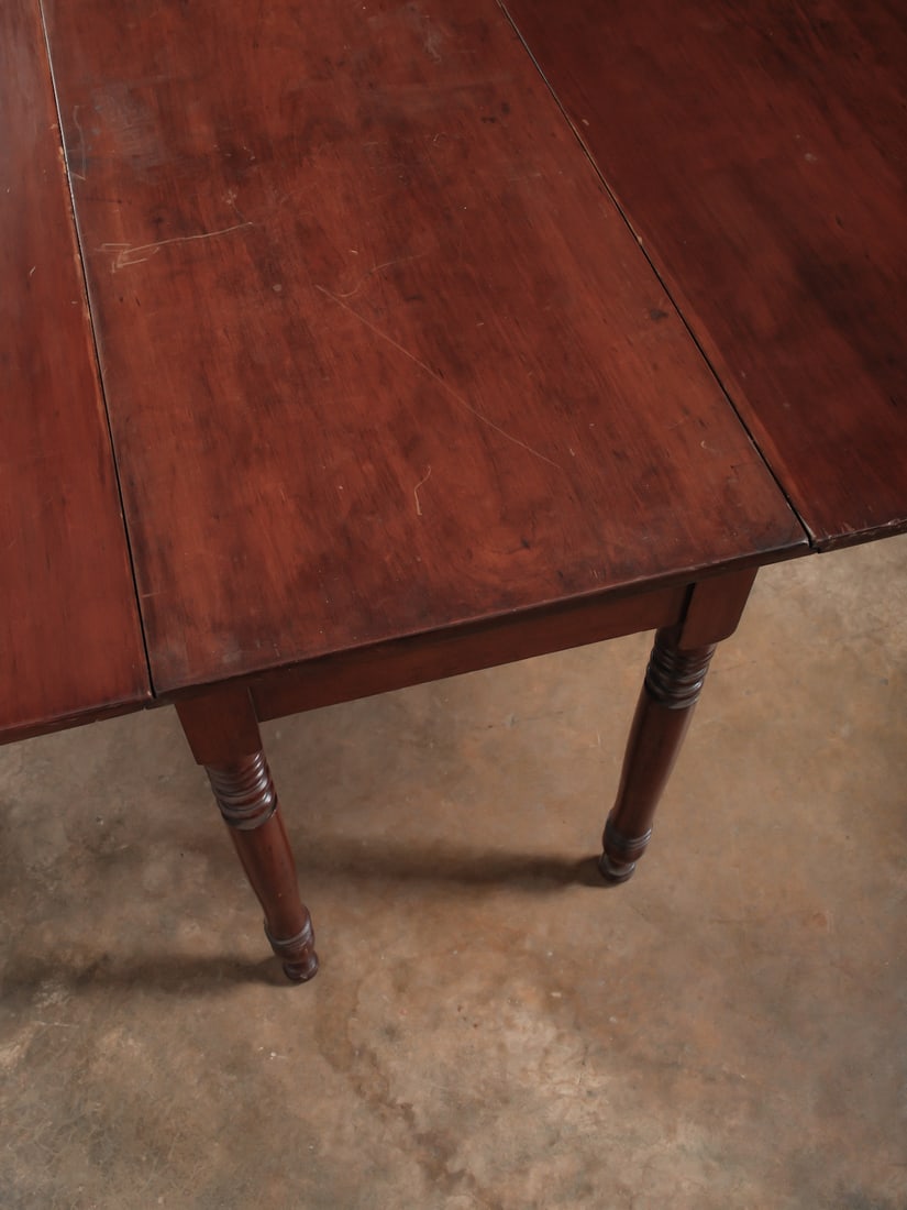 Antique Drop-Leaf Dining Table - 8