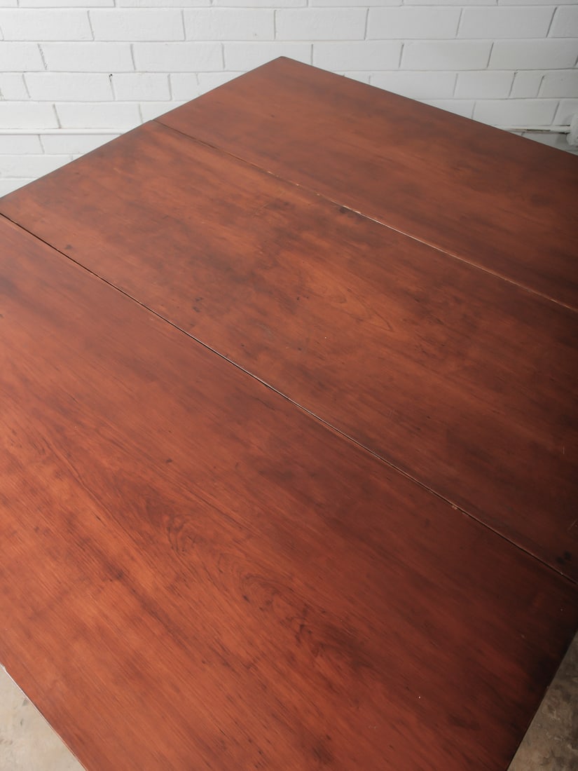 Antique Drop-Leaf Dining Table - 9