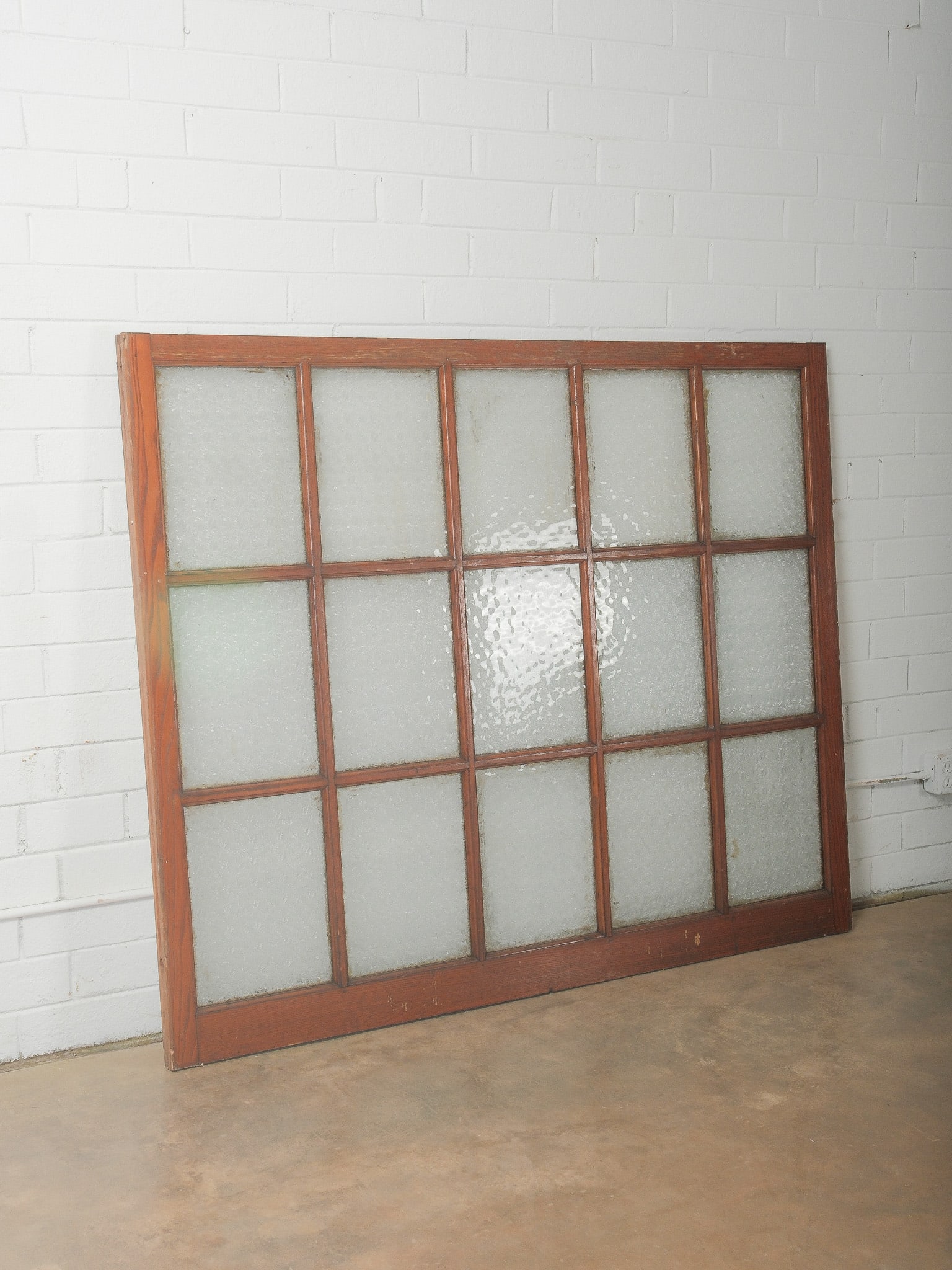 Large Multi-Pane Wood Window Frame - 2