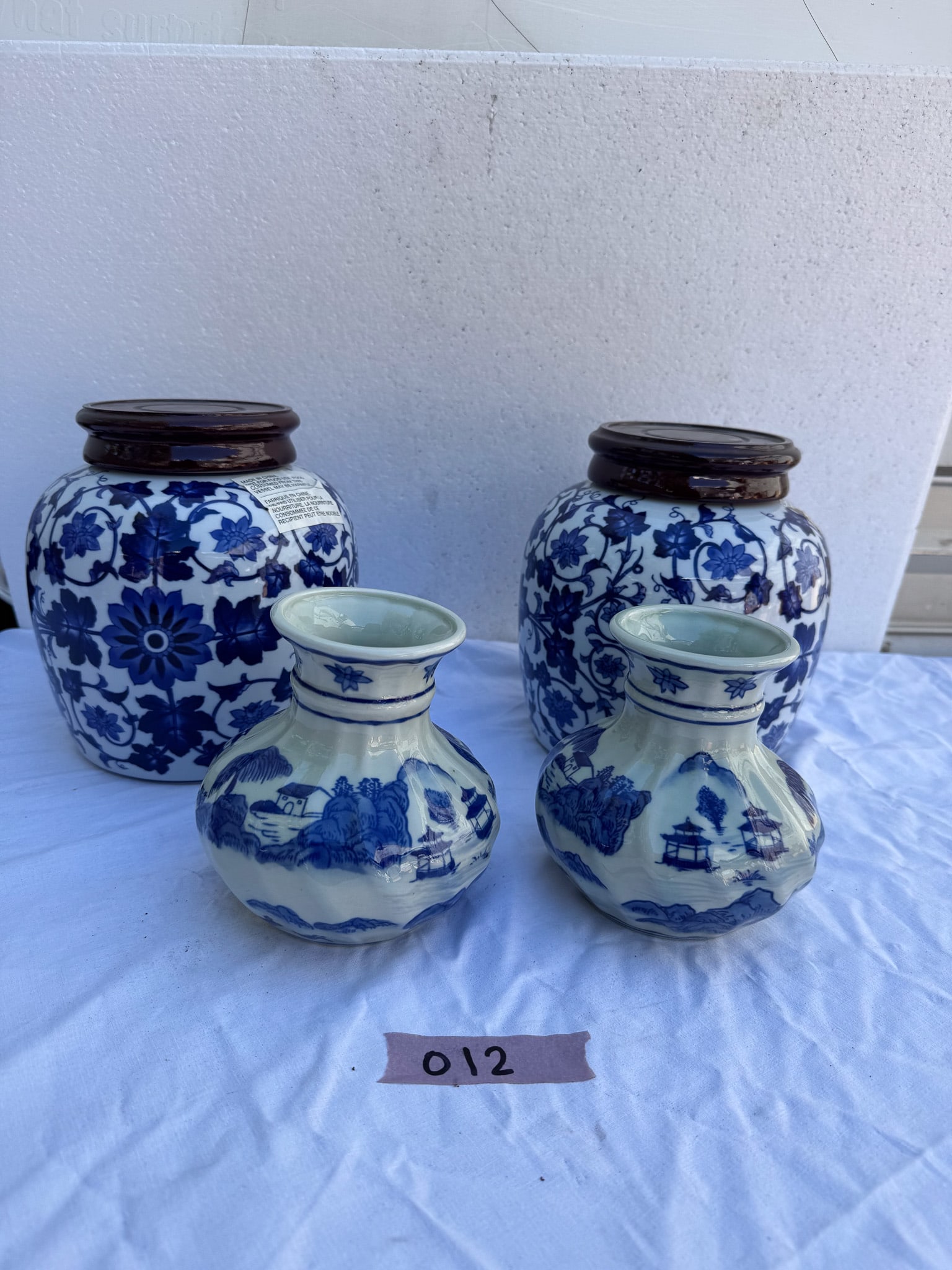 Lot of Blue and White China: Lot of Blue and White China