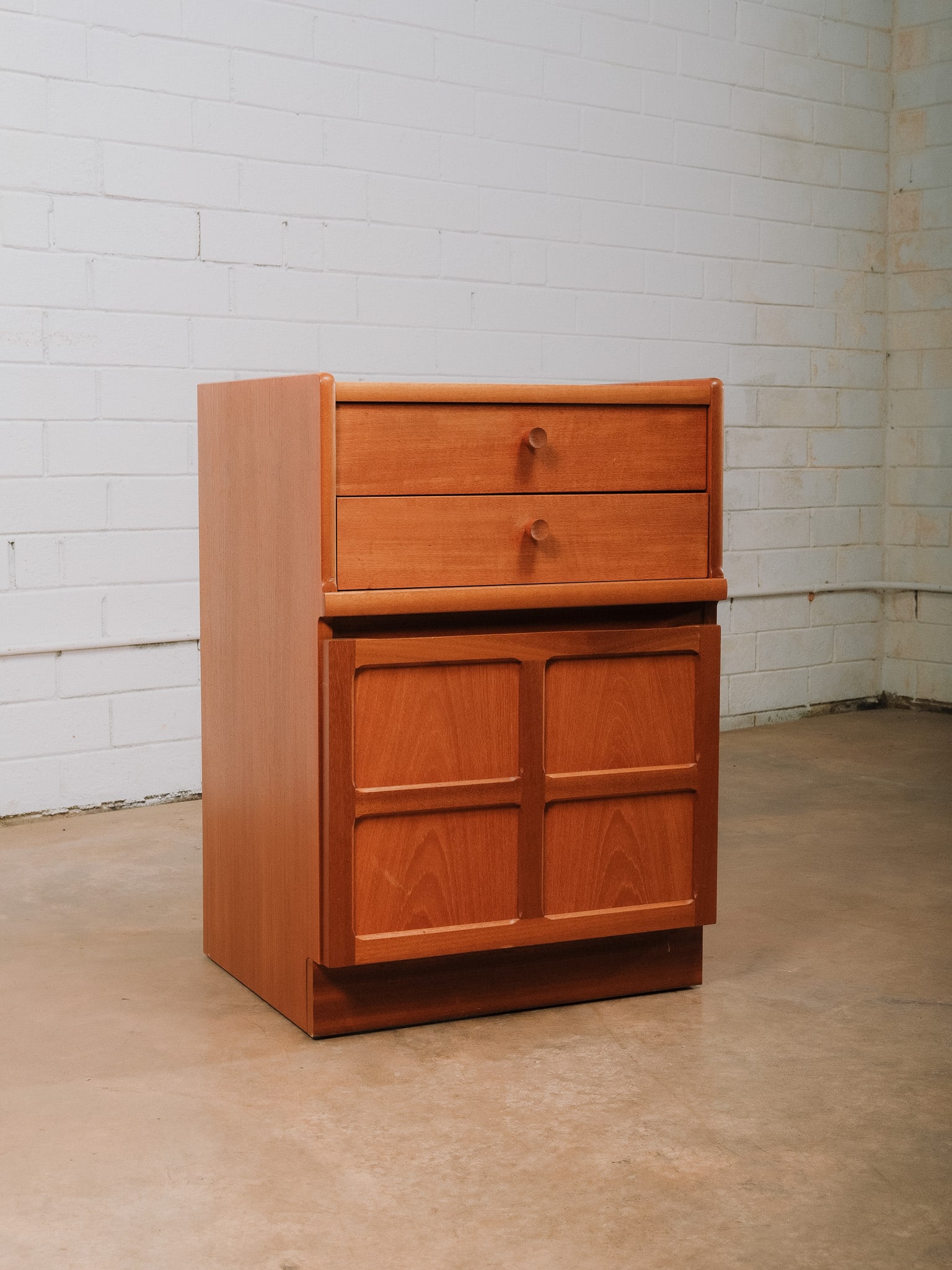 MCM Cabinet with Two Drawers - 2
