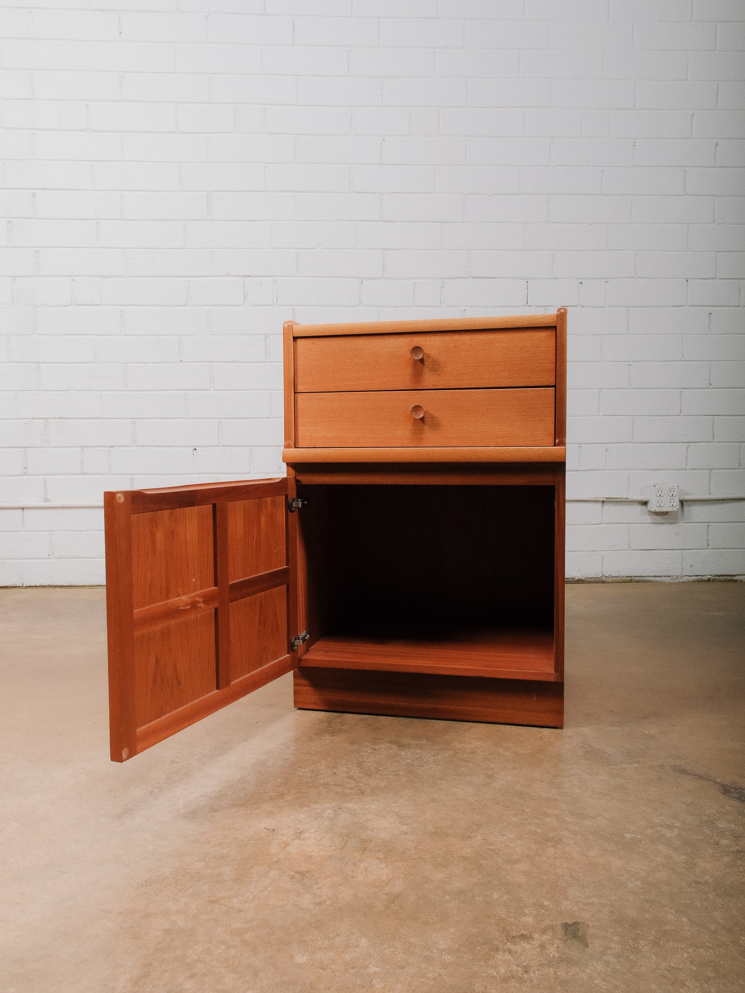 MCM Cabinet with Two Drawers - 3