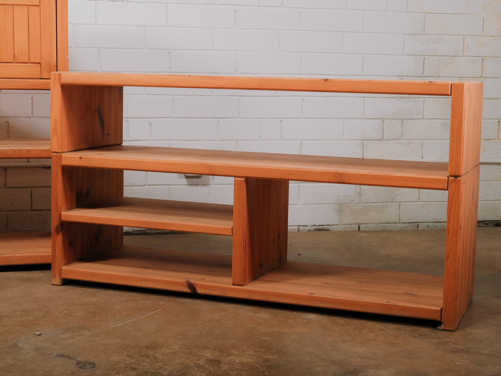 Modular Mid-Century Modern Stacking Wall Unit - 7