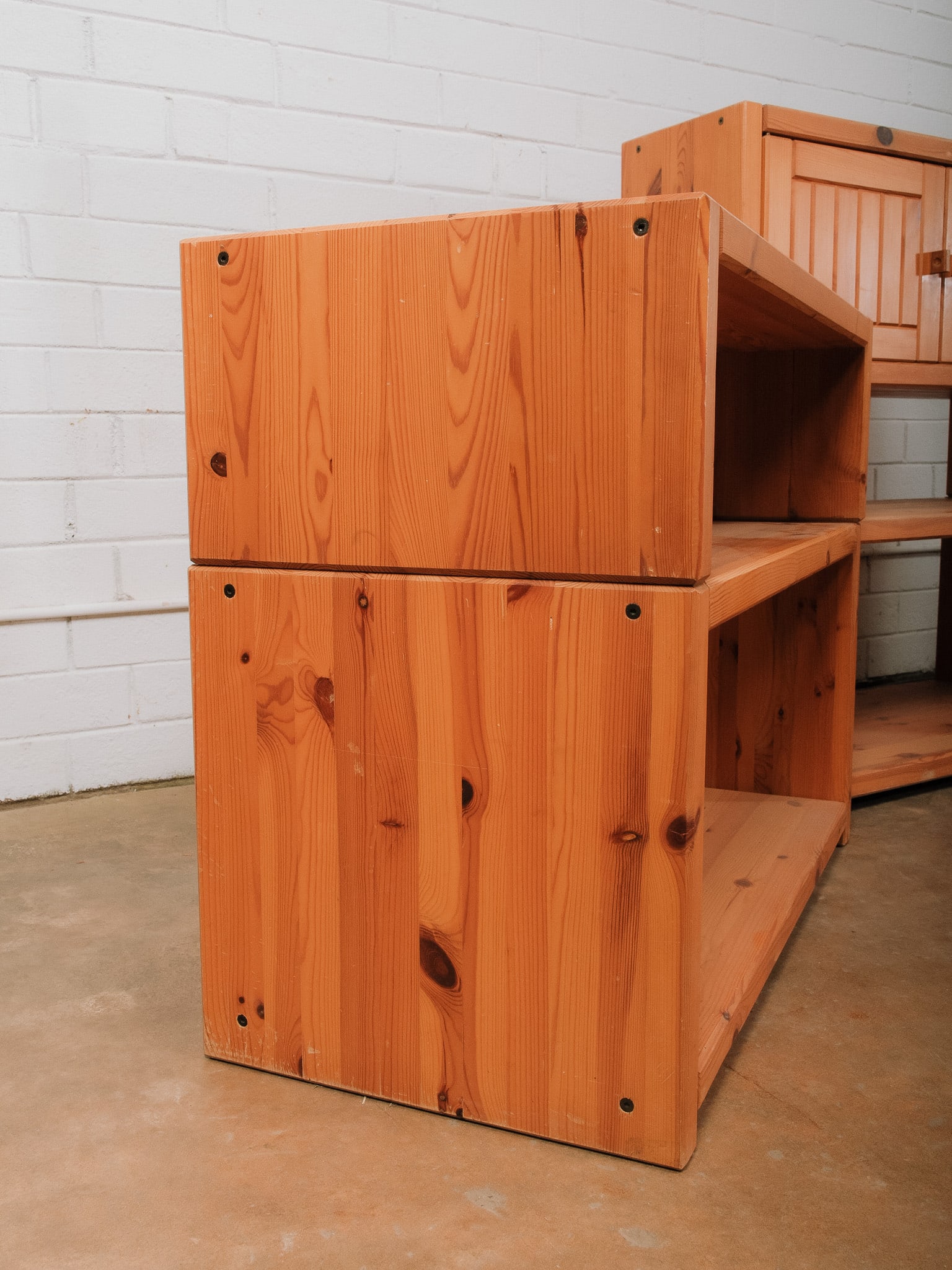 Modular Mid-Century Modern Stacking Wall Unit - 8