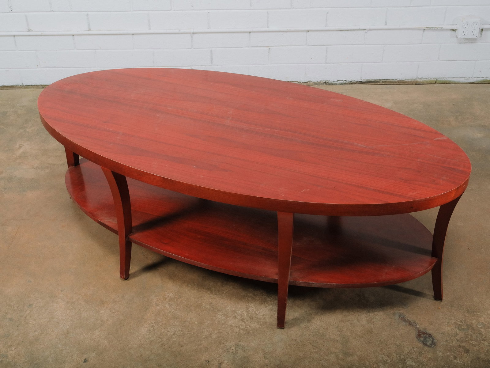 Contemporary Oval Coffee Table - 2