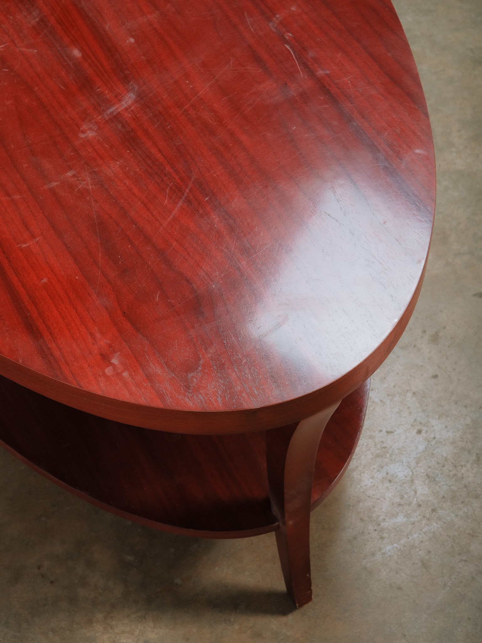Contemporary Oval Coffee Table - 4
