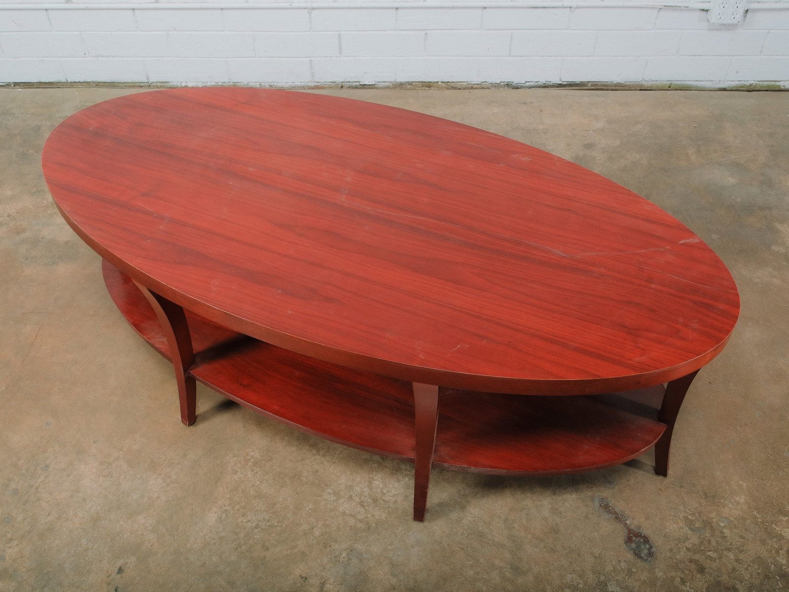 Contemporary Oval Coffee Table - 5