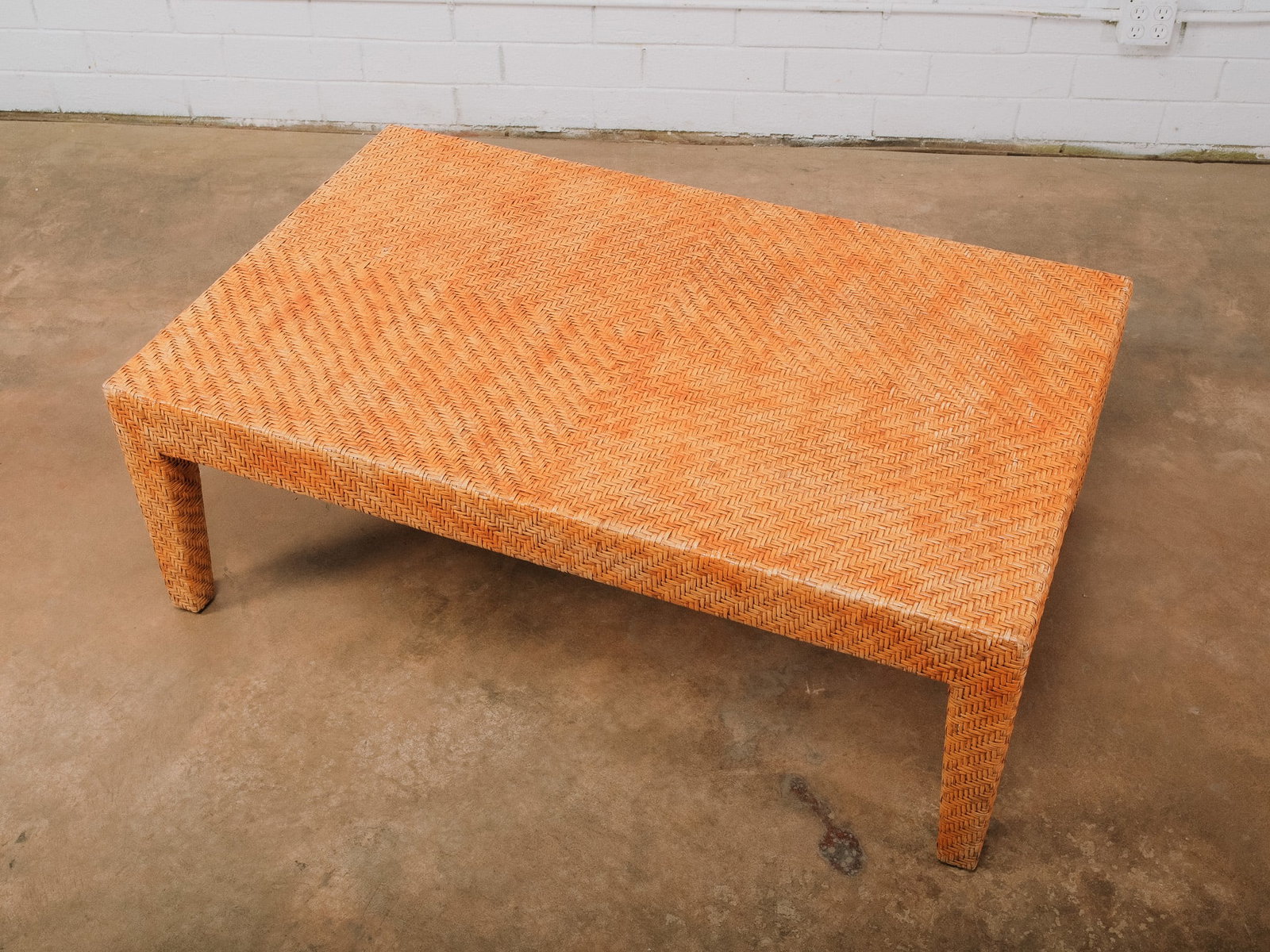 Woven Rattan Coffee Table - 3