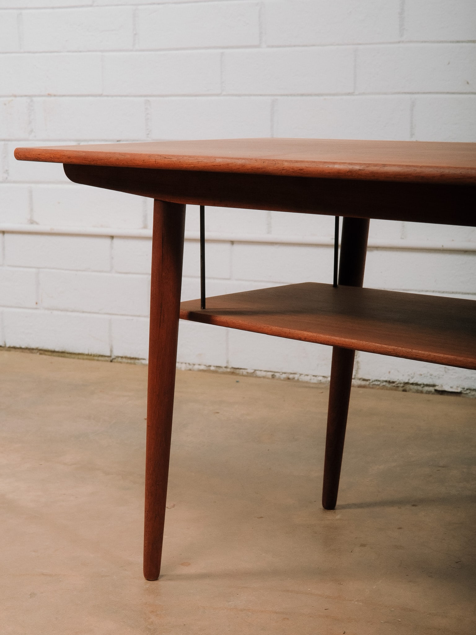 MCM Coffee Table with Lower Shelf - 9