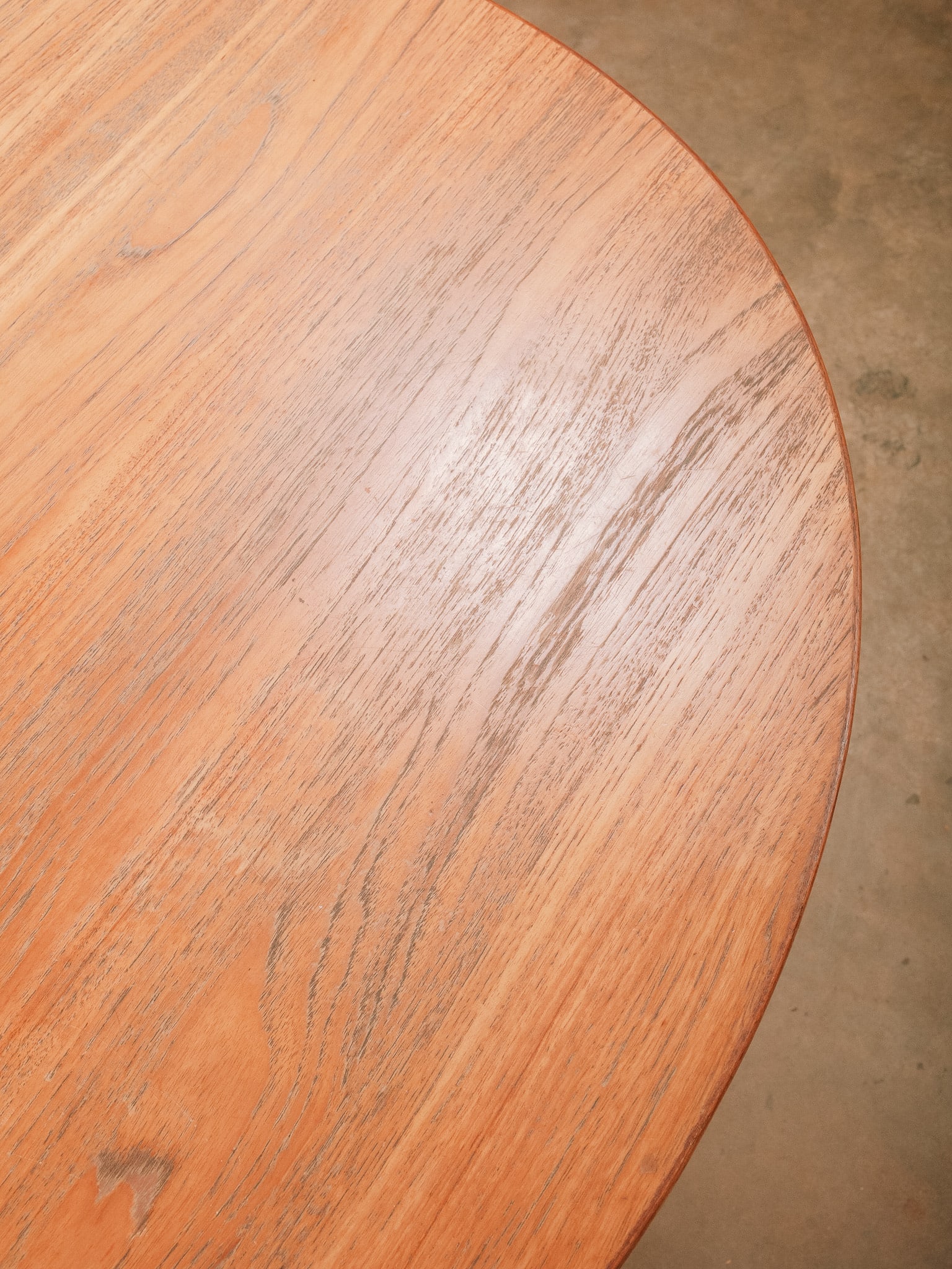 Oval MCM Dining Table - 6