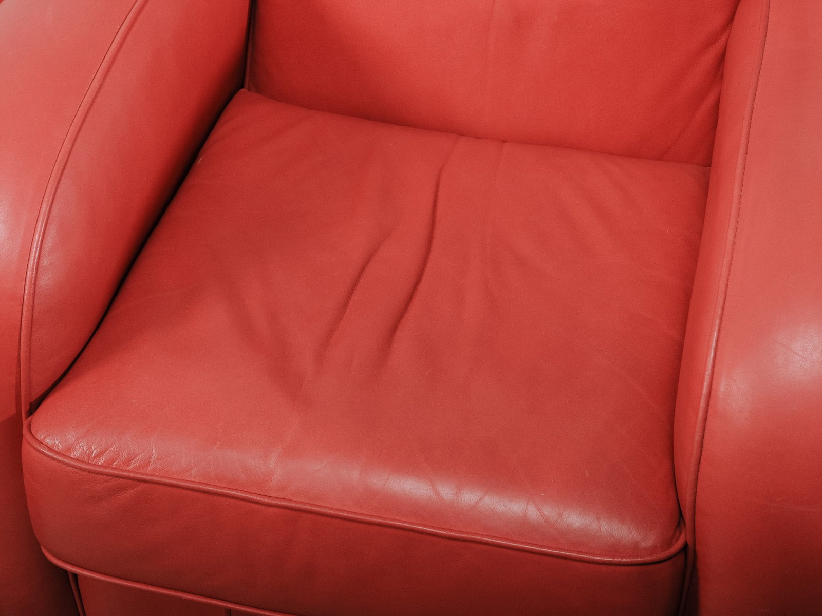 Red Leather Chairs - 6
