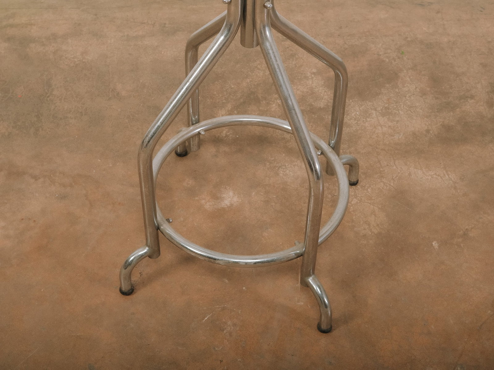 Chrome Standing Coat Rack - 3