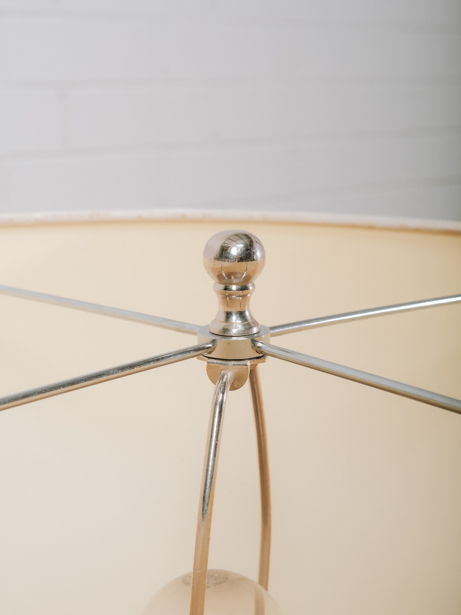 Large Chrome Table Lamp - 5