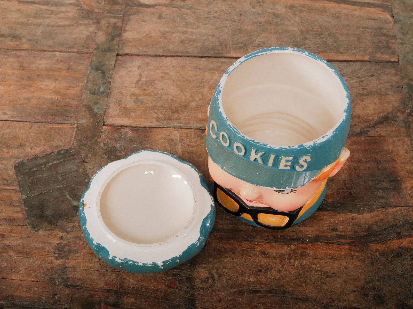 Vintage Boy Cookie Jar - 7