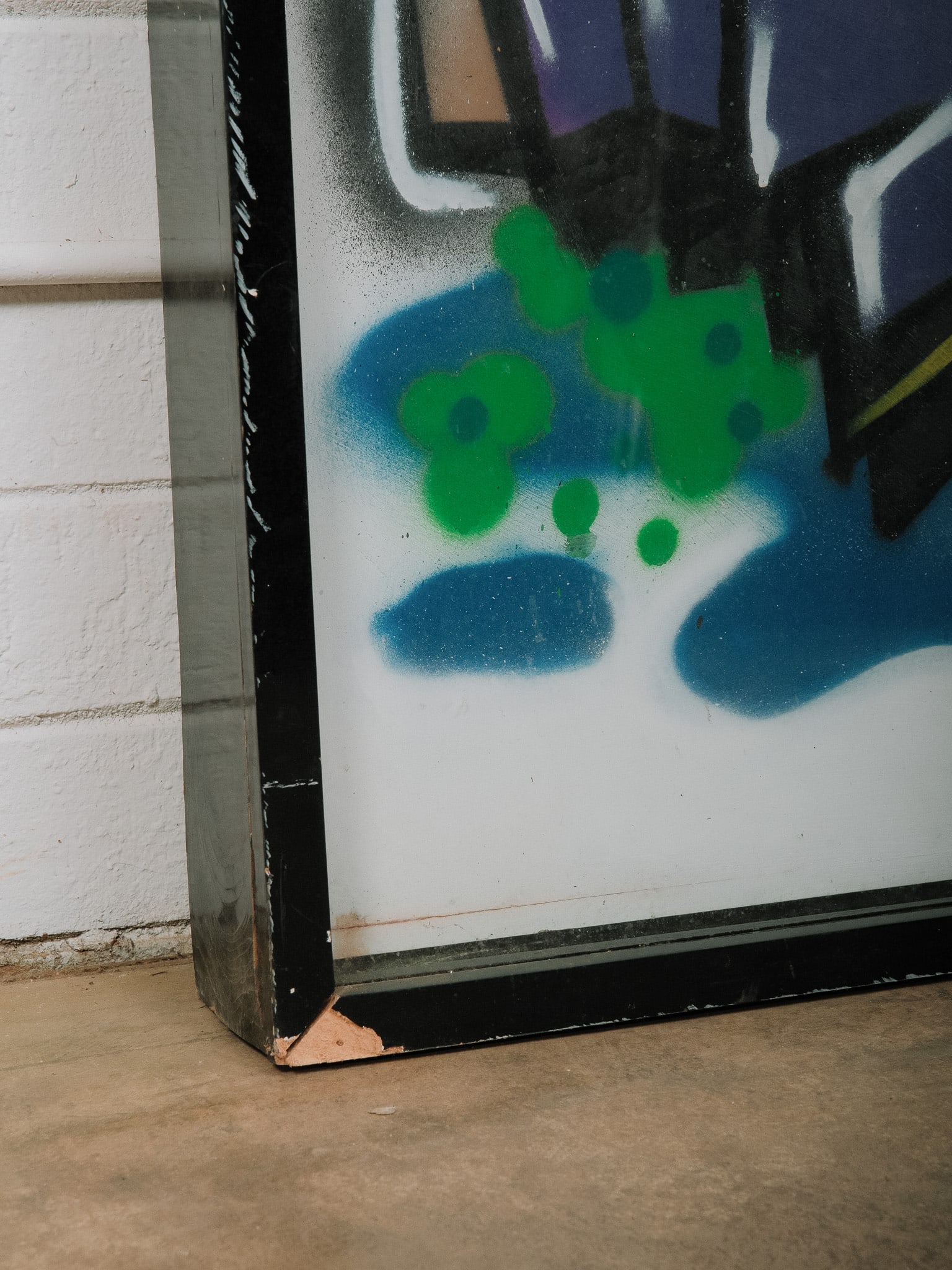 Framed Graffiti Style Artwork - 3