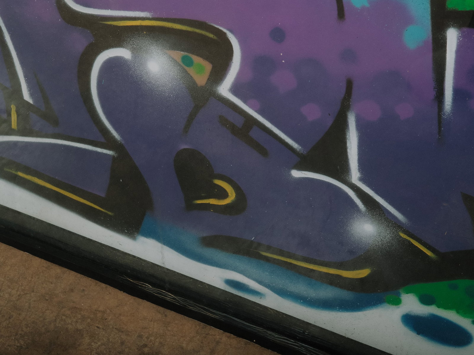 Framed Graffiti Style Artwork - 6