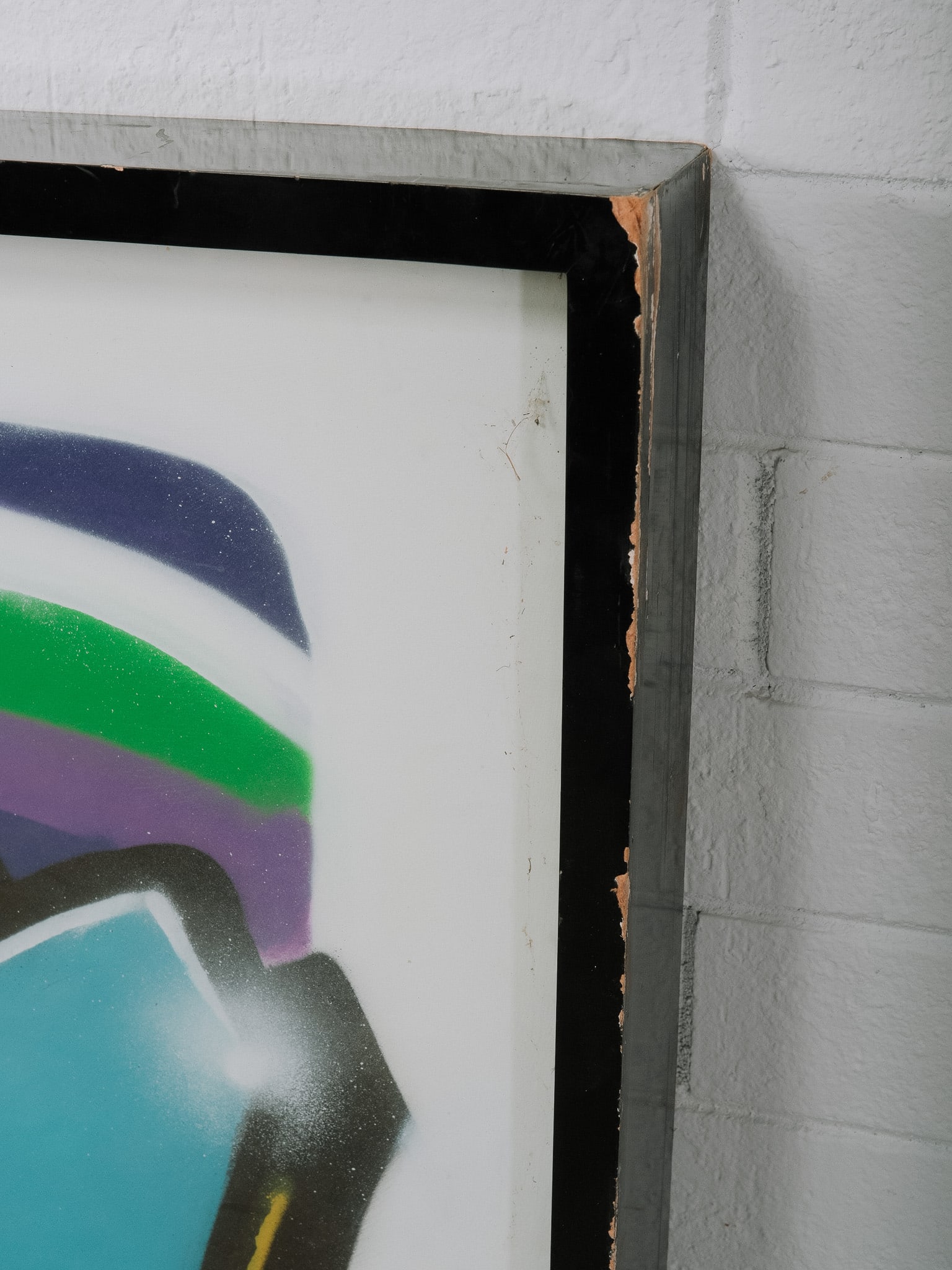 Framed Graffiti Style Artwork - 7