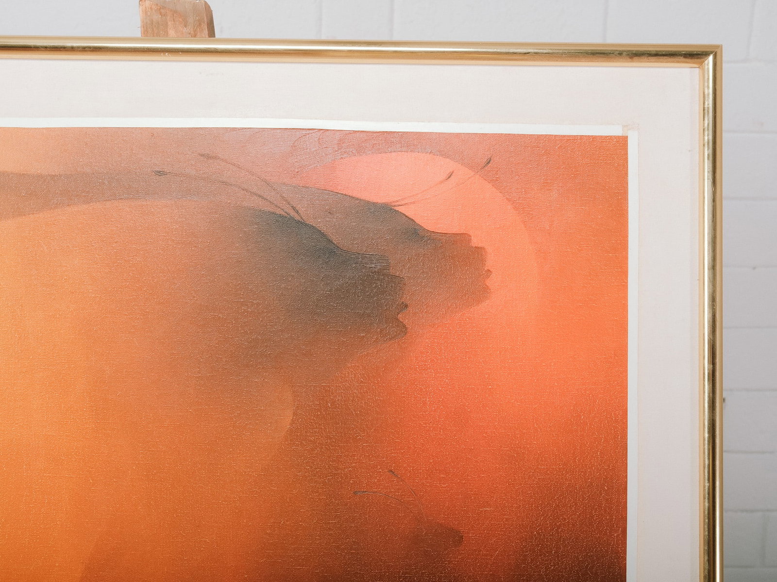 Abstract Composition in Gold Frame - 5