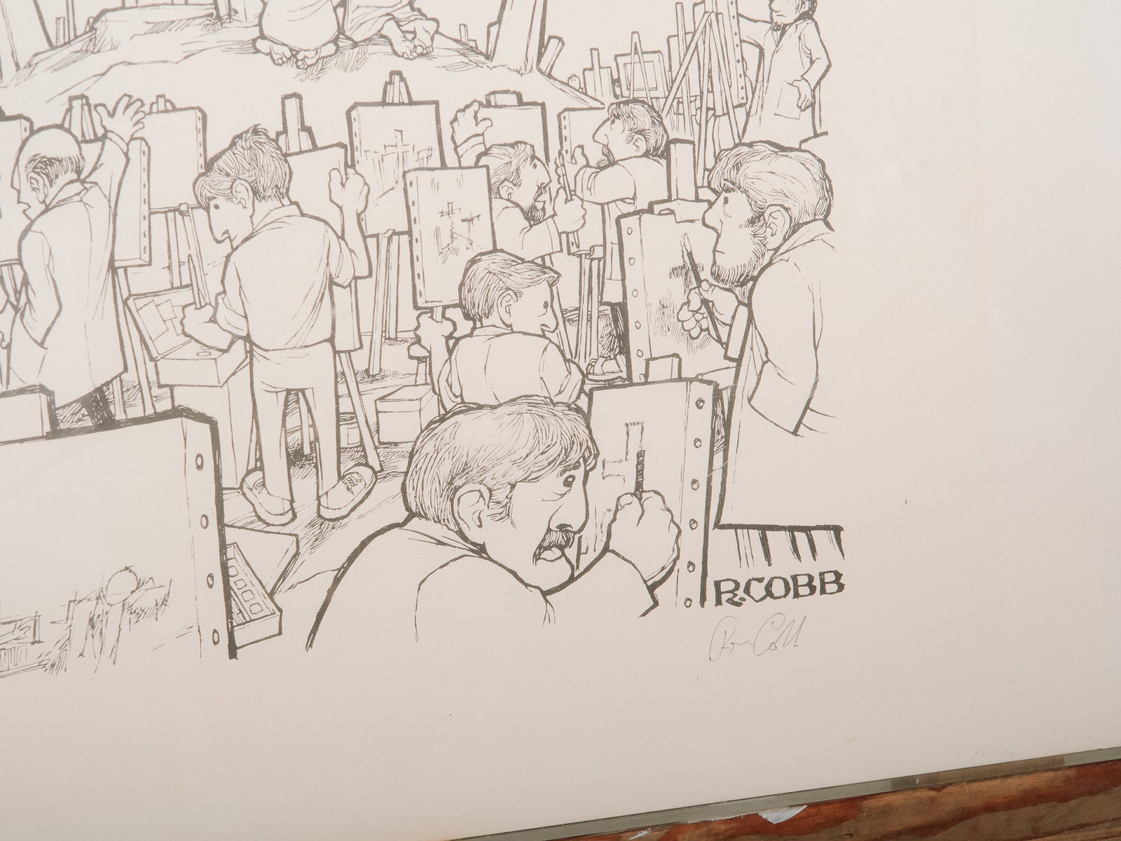 Signed R. Cobb Print - 3