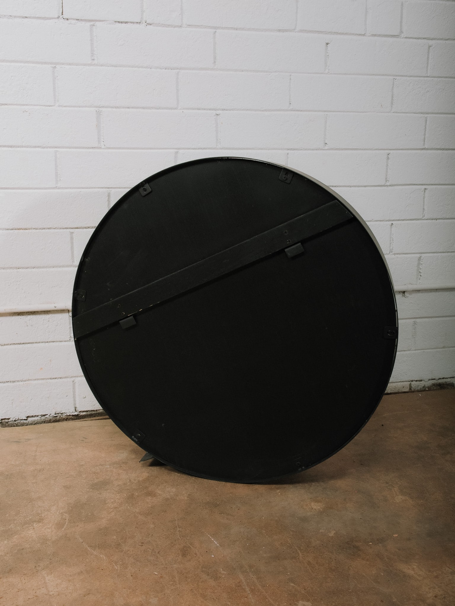 Modern Round Black Wall Mirror - 6