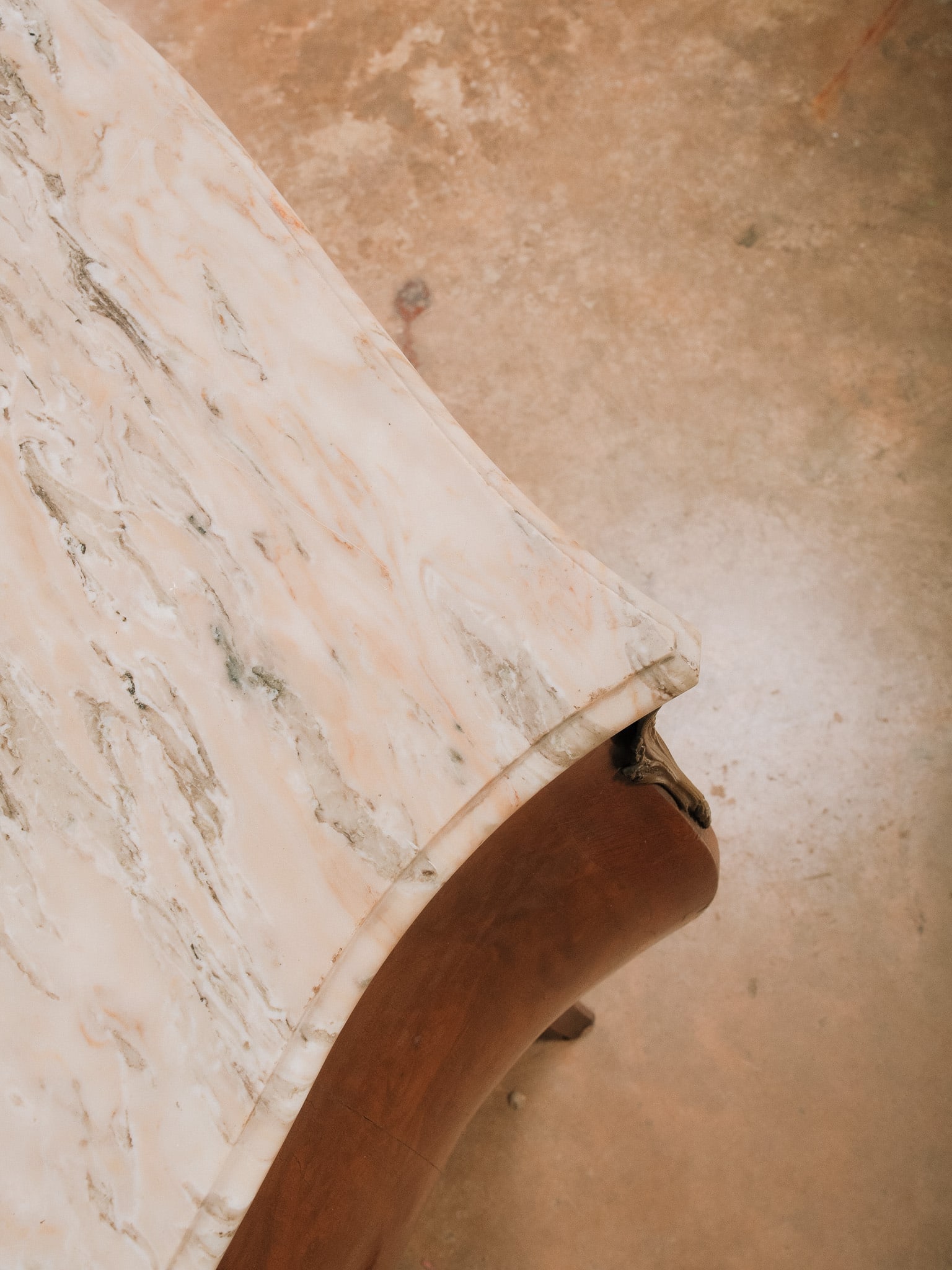 Marble Top Bombe Chest - 16