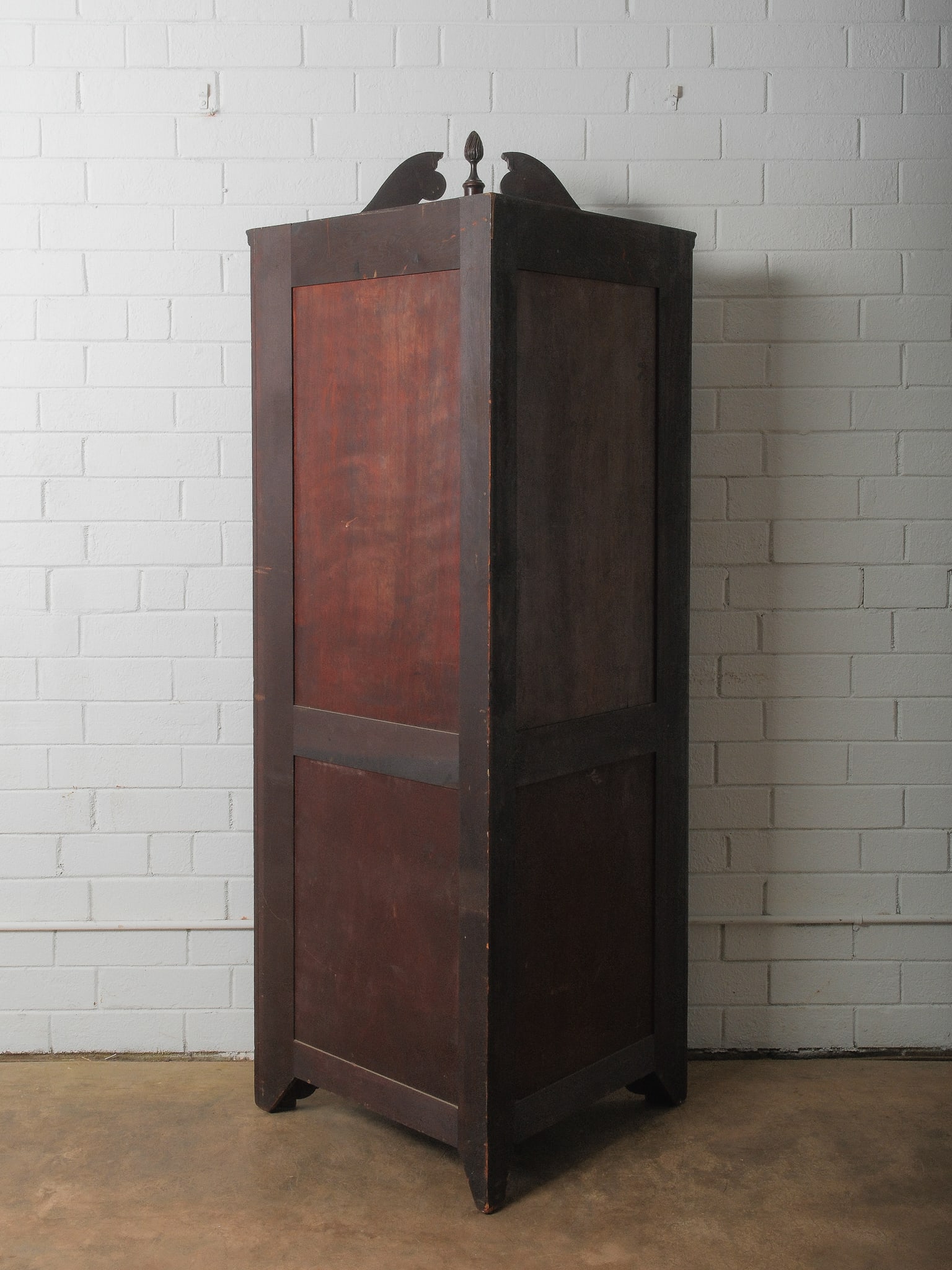 Mahogany Corner Cabinet - 4