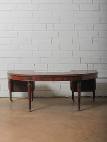 Crescent Drop-Leaf Writing Table - 2