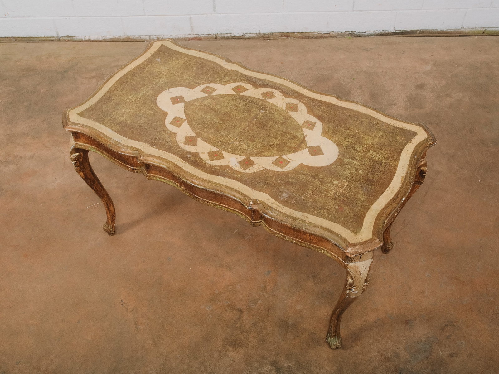 Venetian Style Painted Coffee Table - 3