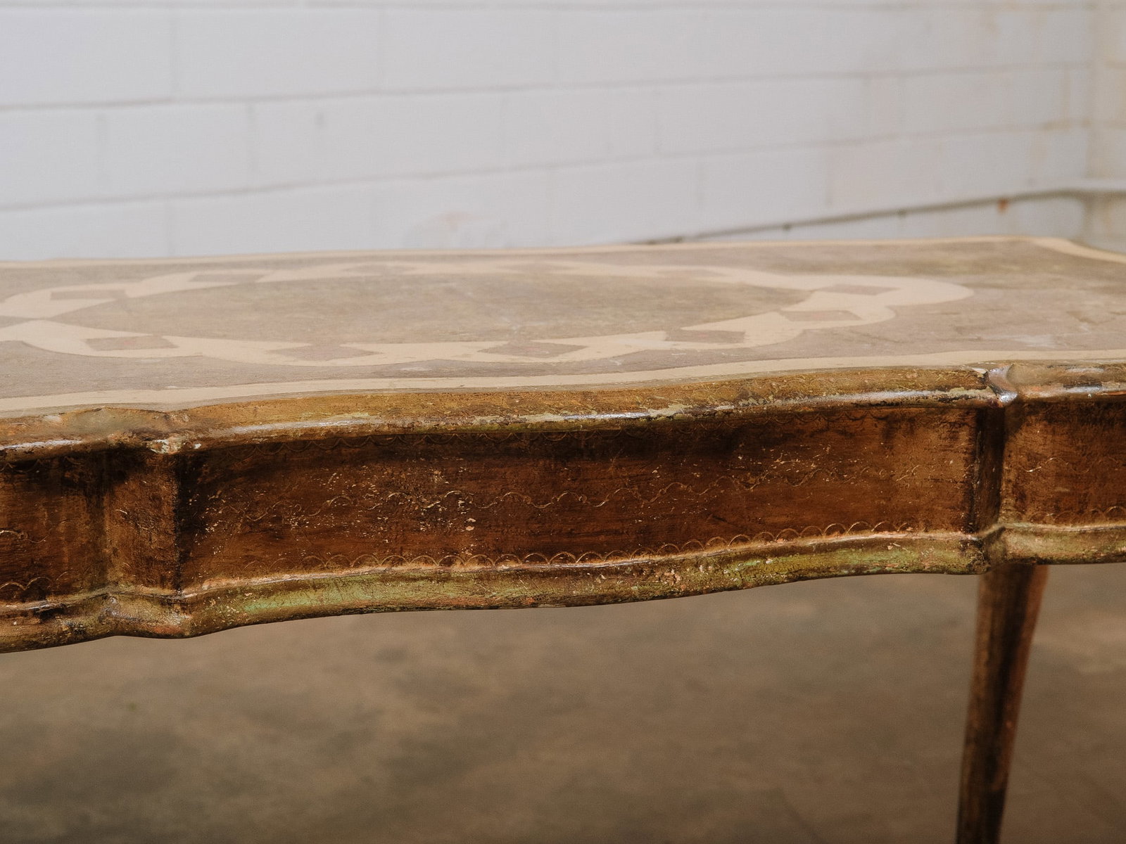 Venetian Style Painted Coffee Table - 6