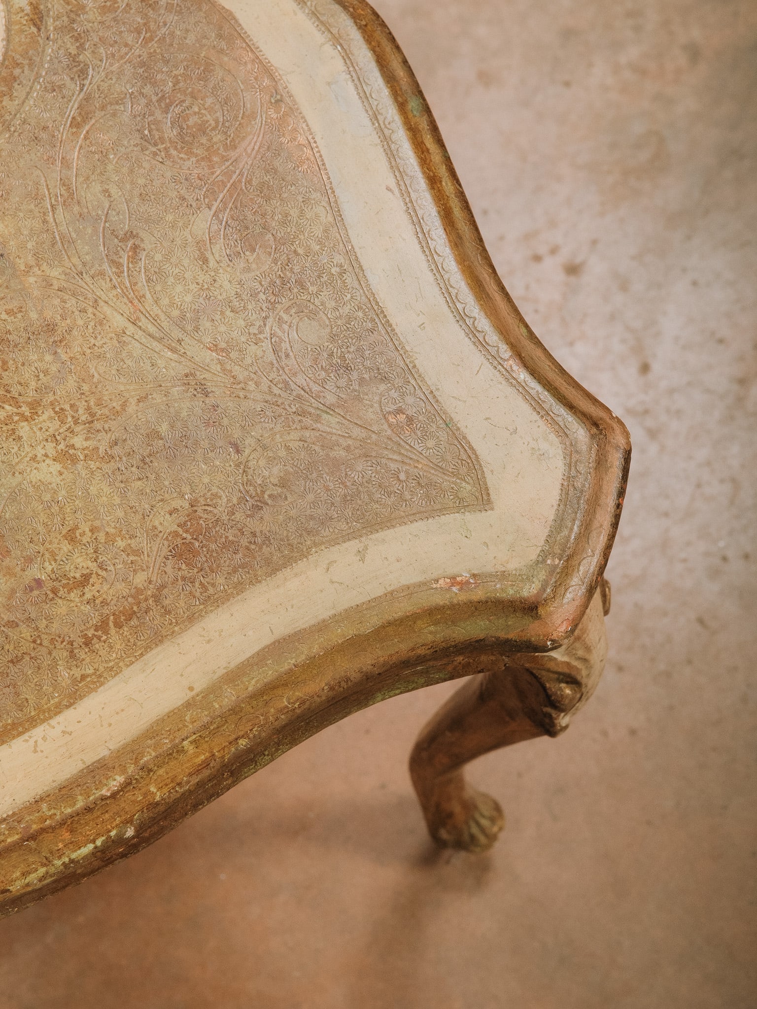 Venetian Style Painted Coffee Table - 8