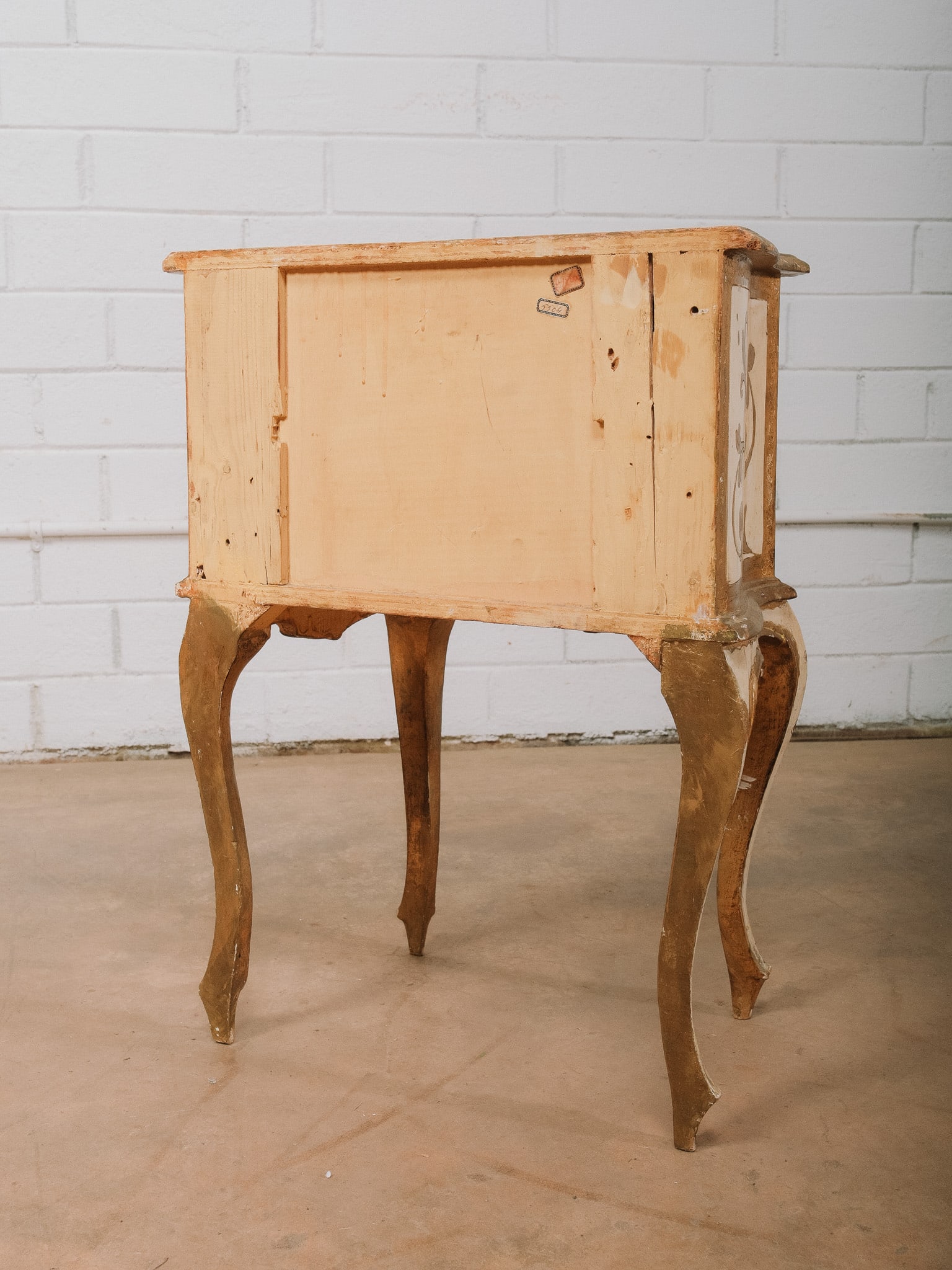 Florentine Painted Two-Drawer Side Table - 9