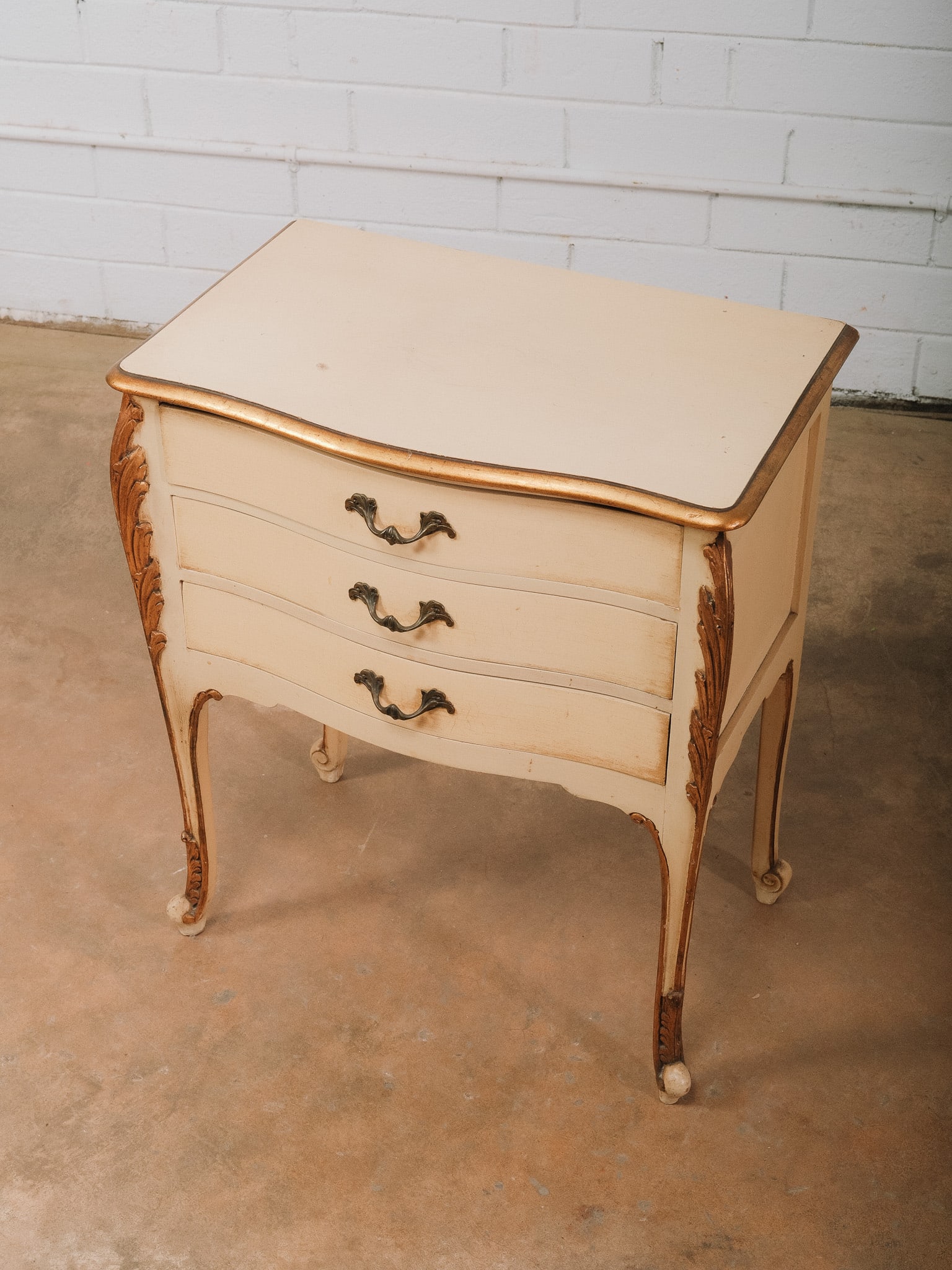 French Provincial Three-Drawer Chest - 3