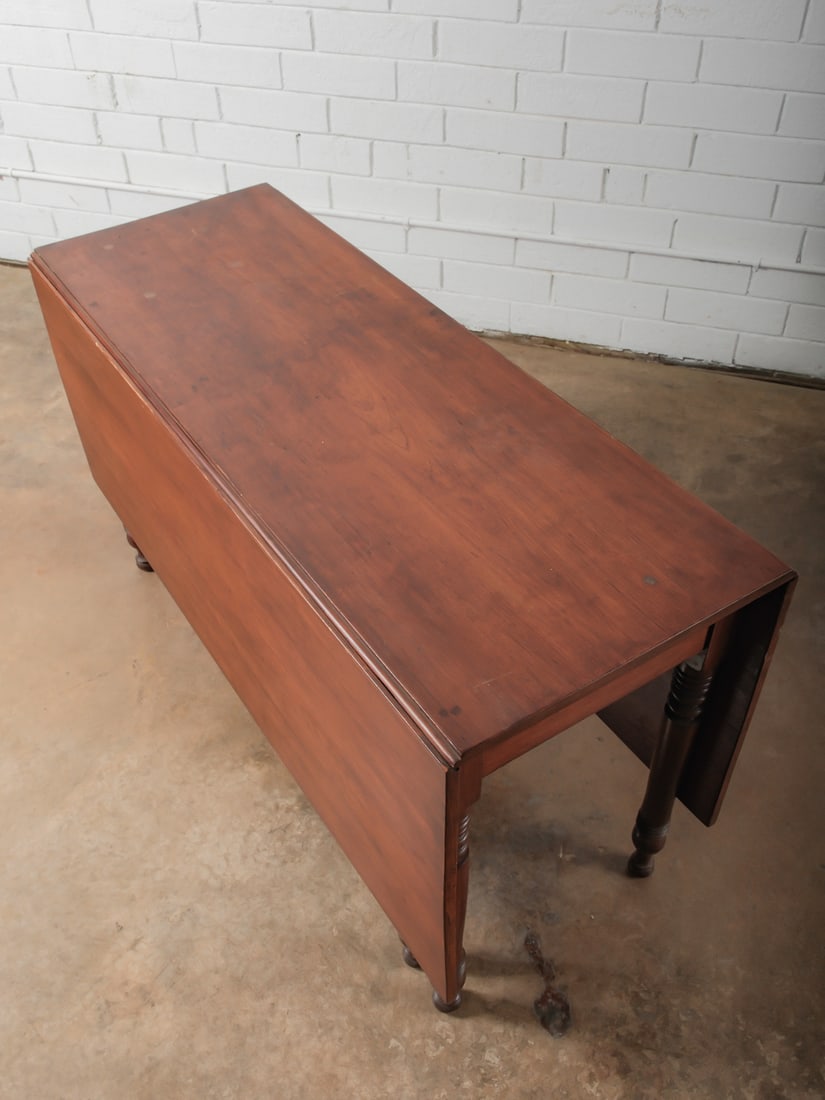 Antique Drop-Leaf Dining Table - 10