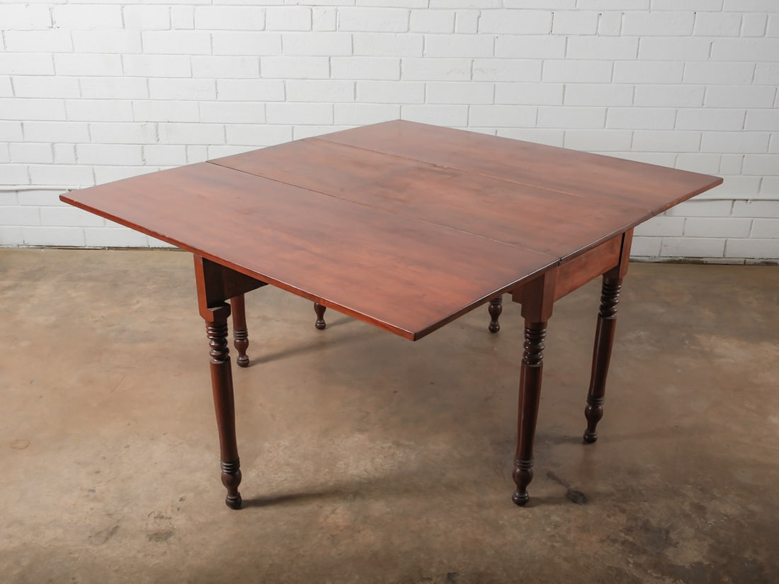 Antique Drop-Leaf Dining Table - 3