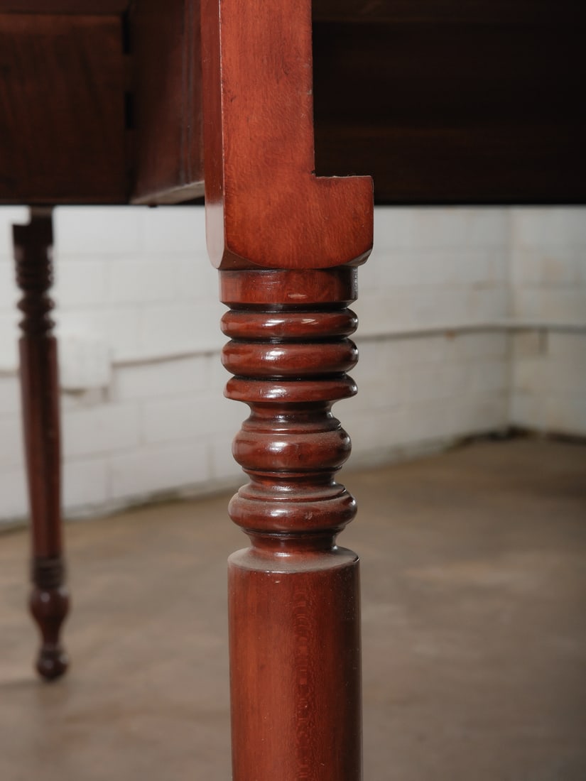 Antique Drop-Leaf Dining Table - 9