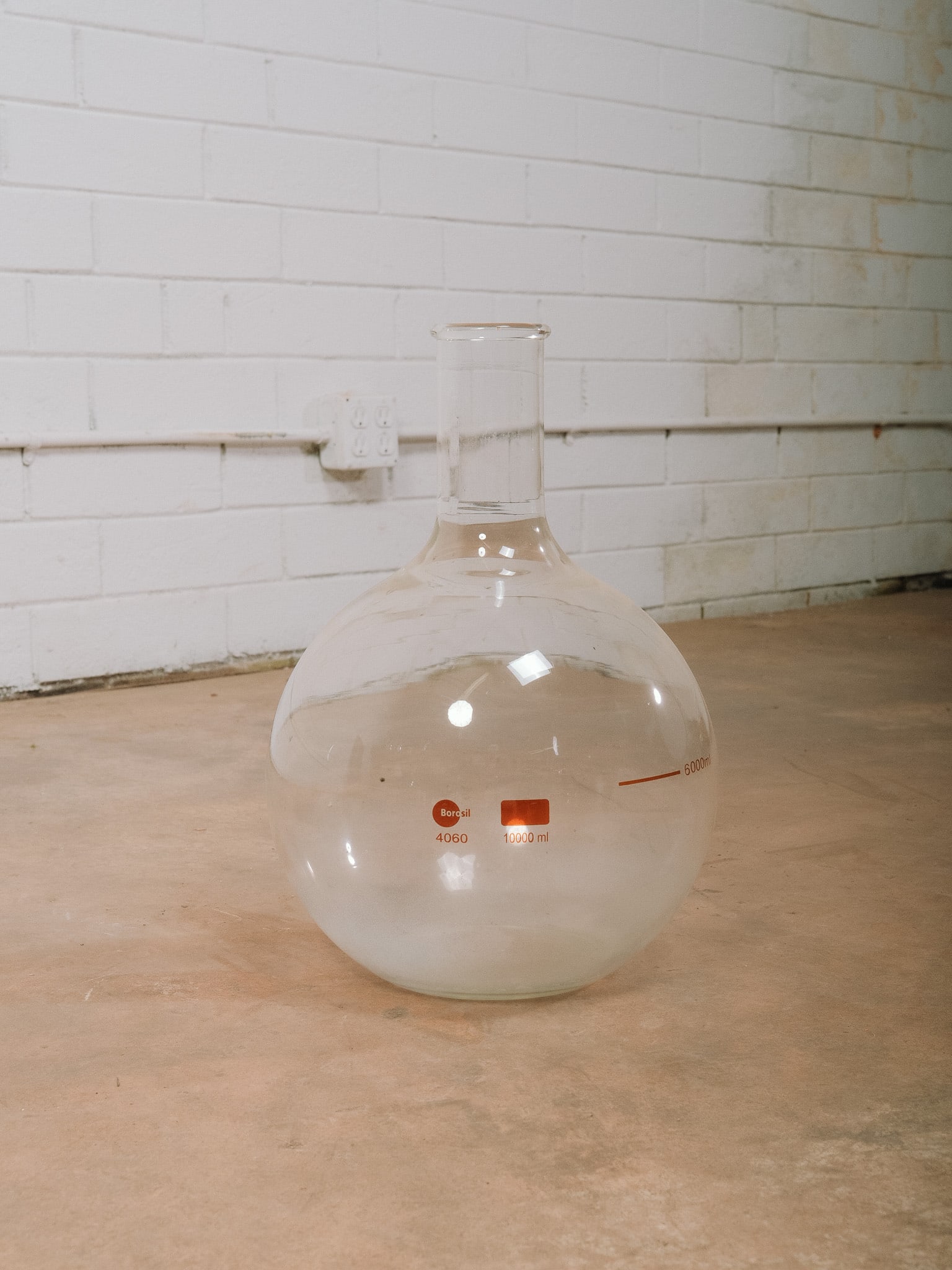 Large 6000mL Laboratory Glass Flask - 2