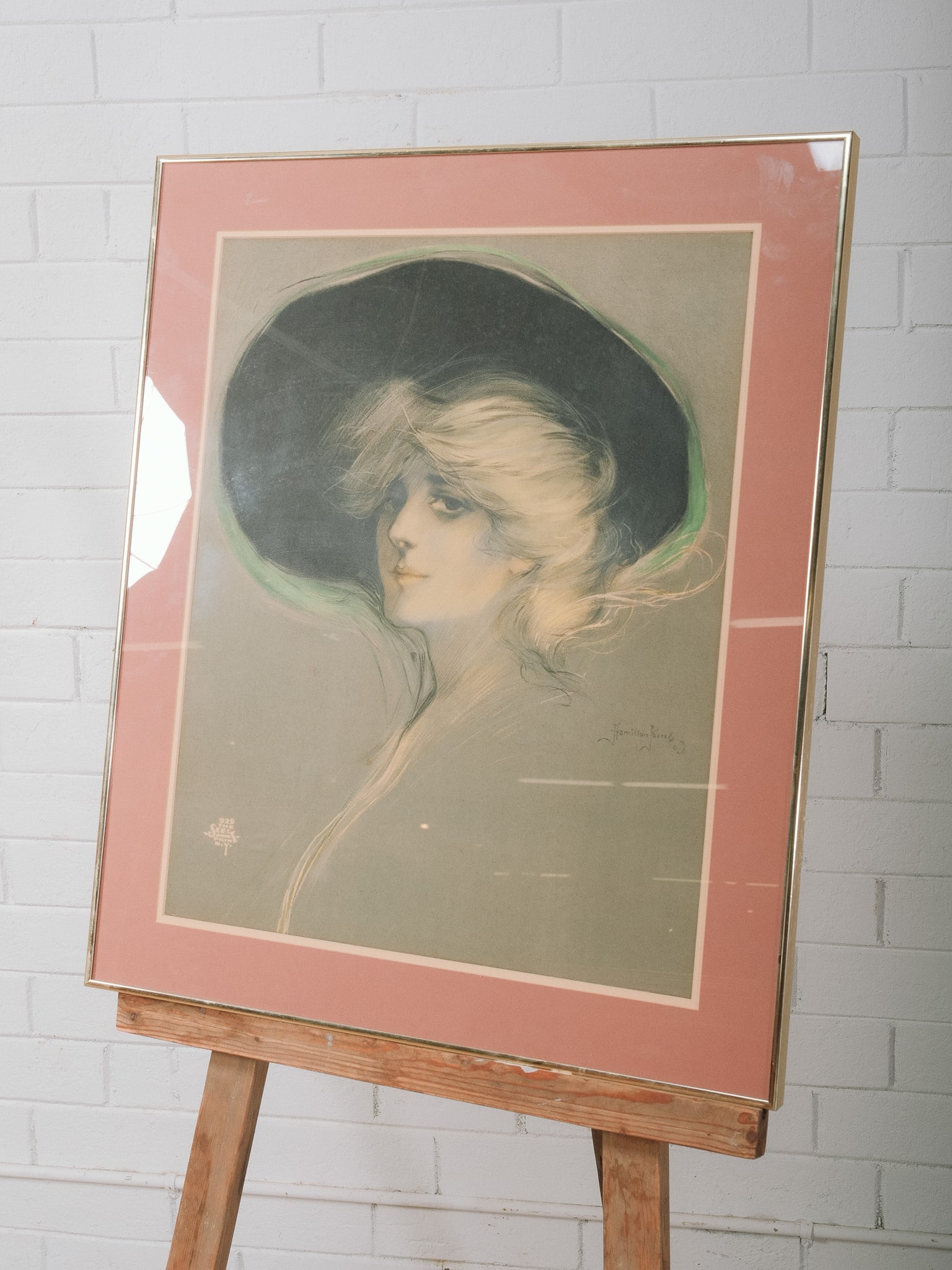 Framed Hamilton King Print - 2