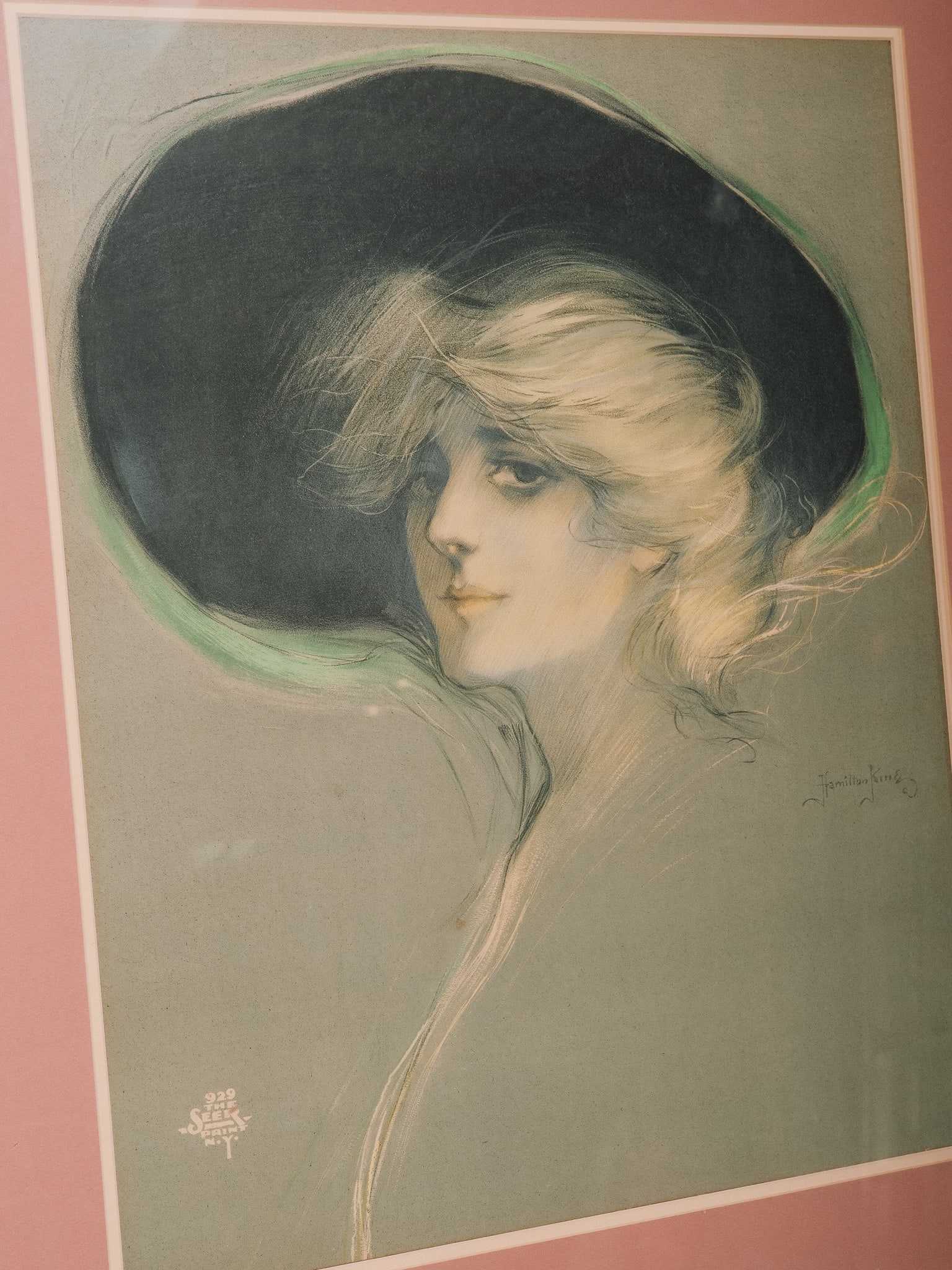Framed Hamilton King Print - 3