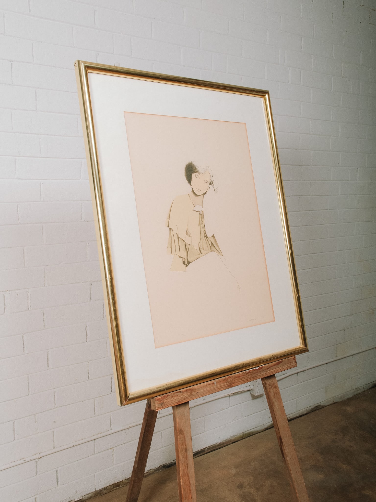 Framed Figural Drawing - 2