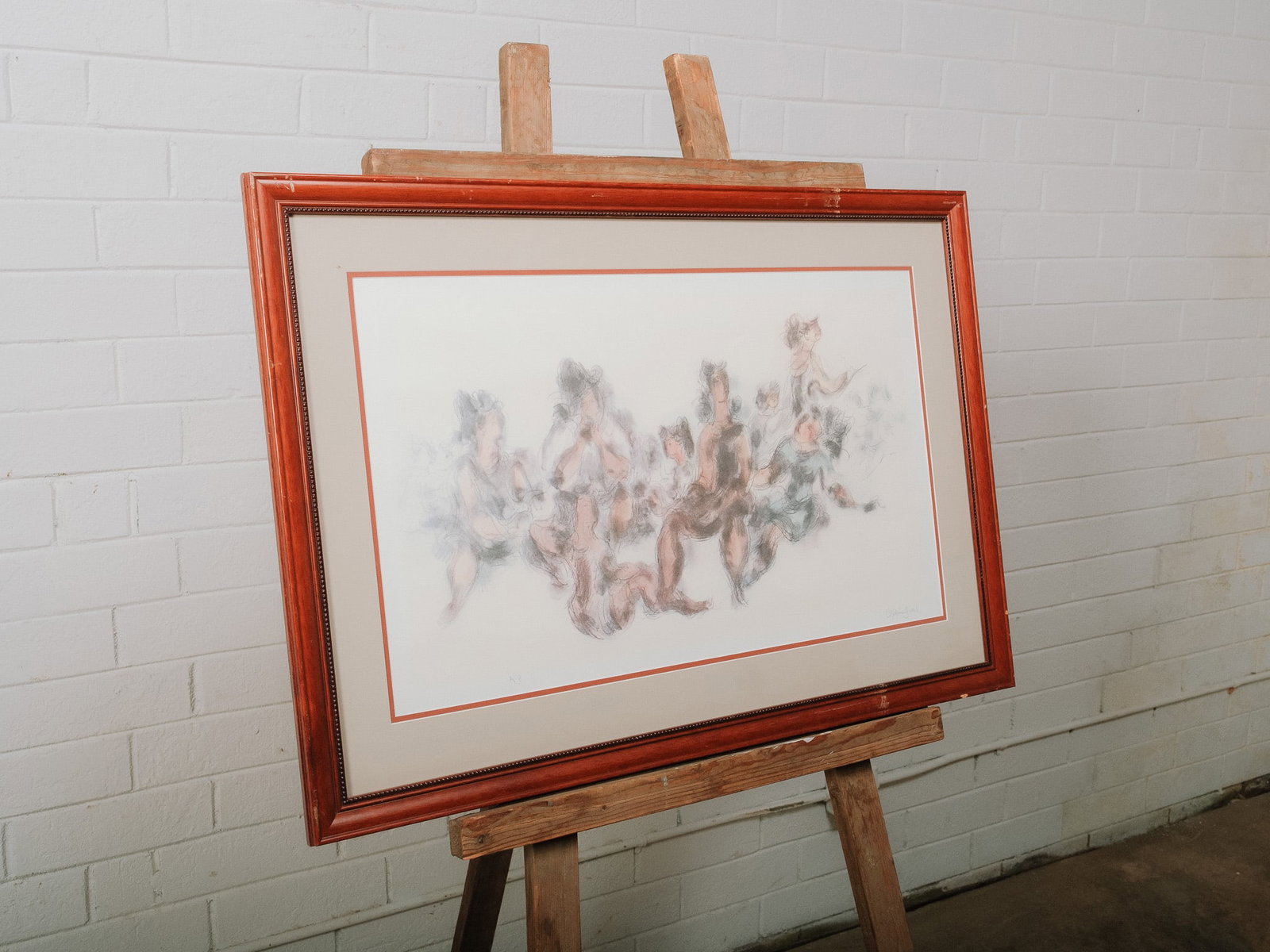 Framed Figural Print - 2
