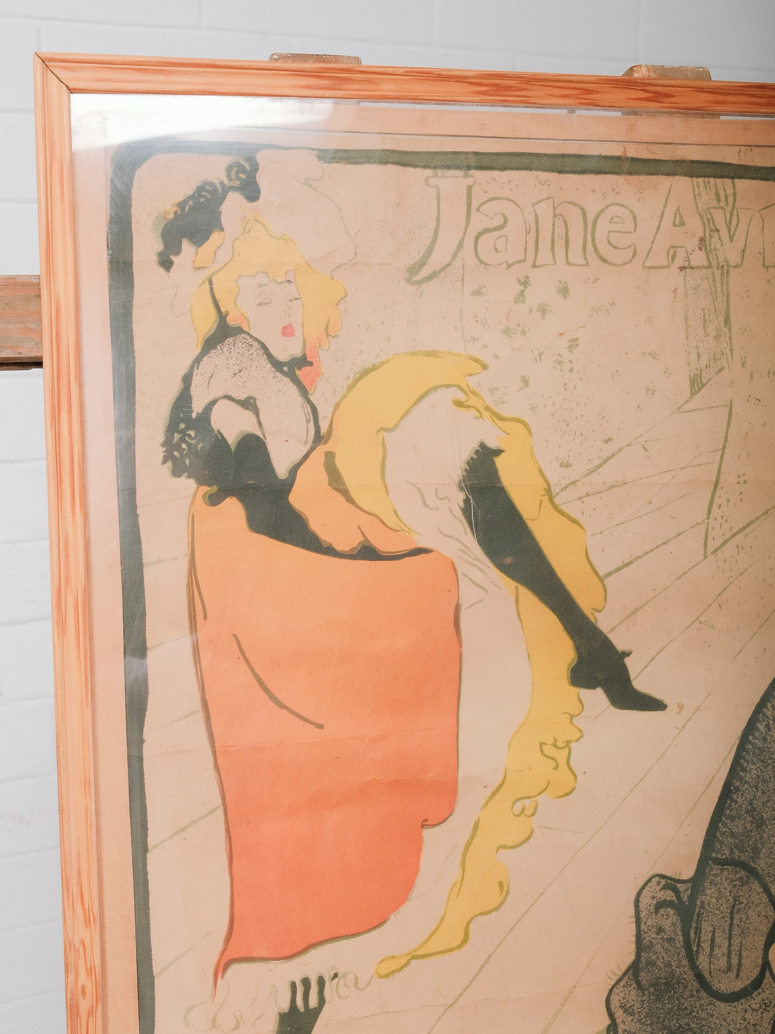 Framed Jane Avril Poster - 2