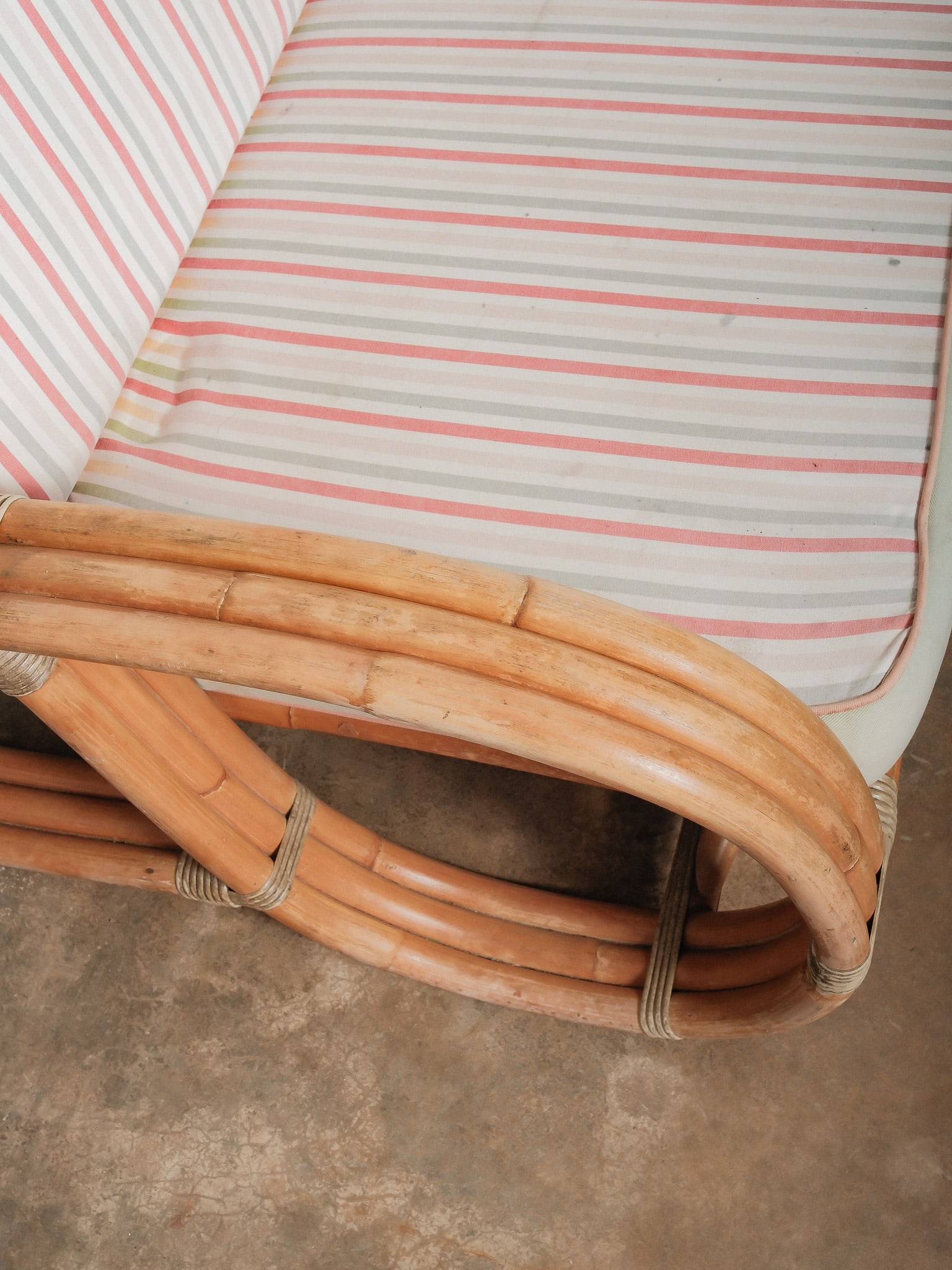 MCM Two-Piece Modular Rattan Sofa - 8
