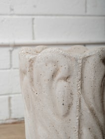 Small Cast Concrete Planter - 2