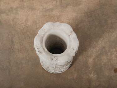 Small Cast Concrete Planter - 5